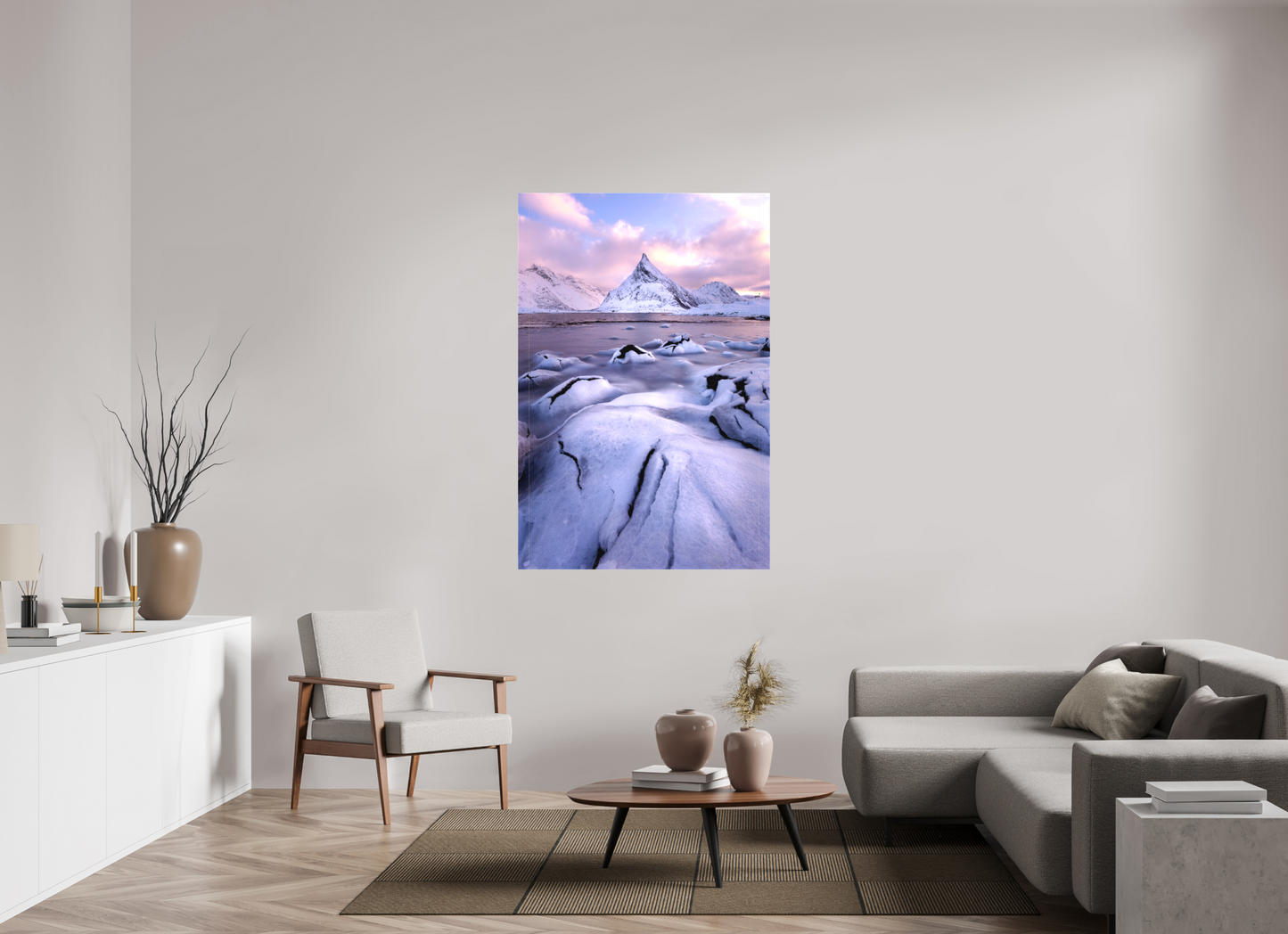 40 x 60″, Matte Canvas on Stretcher Frame Fredvang Bridges
