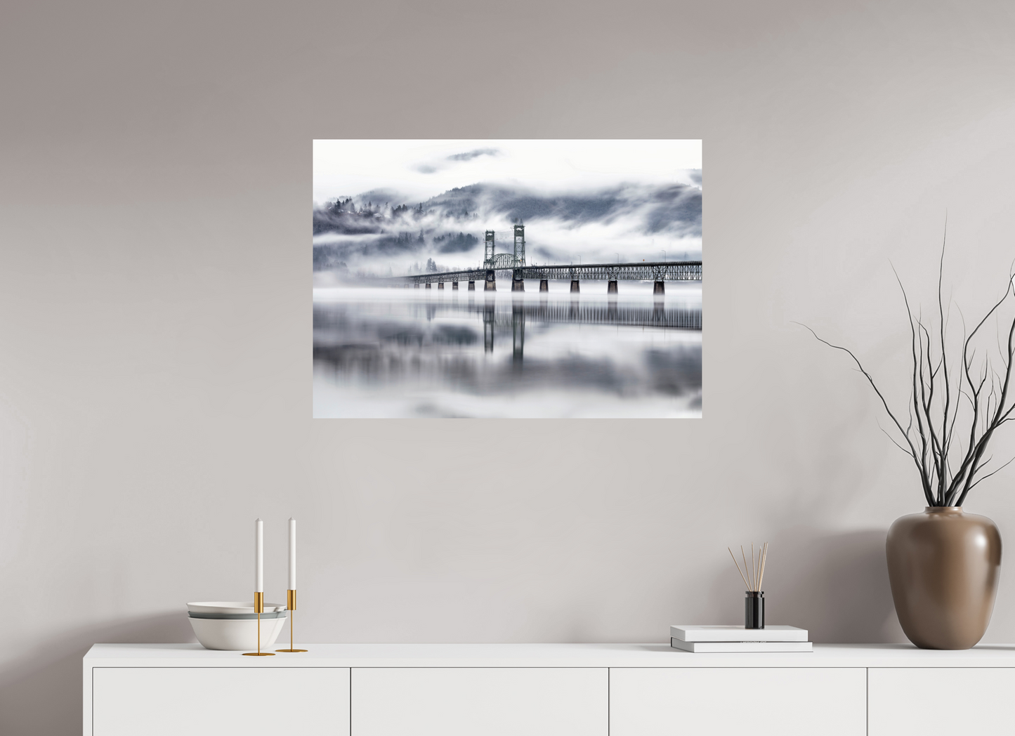 33.5 x 24″, Fine Art Print Surrendering to Fog