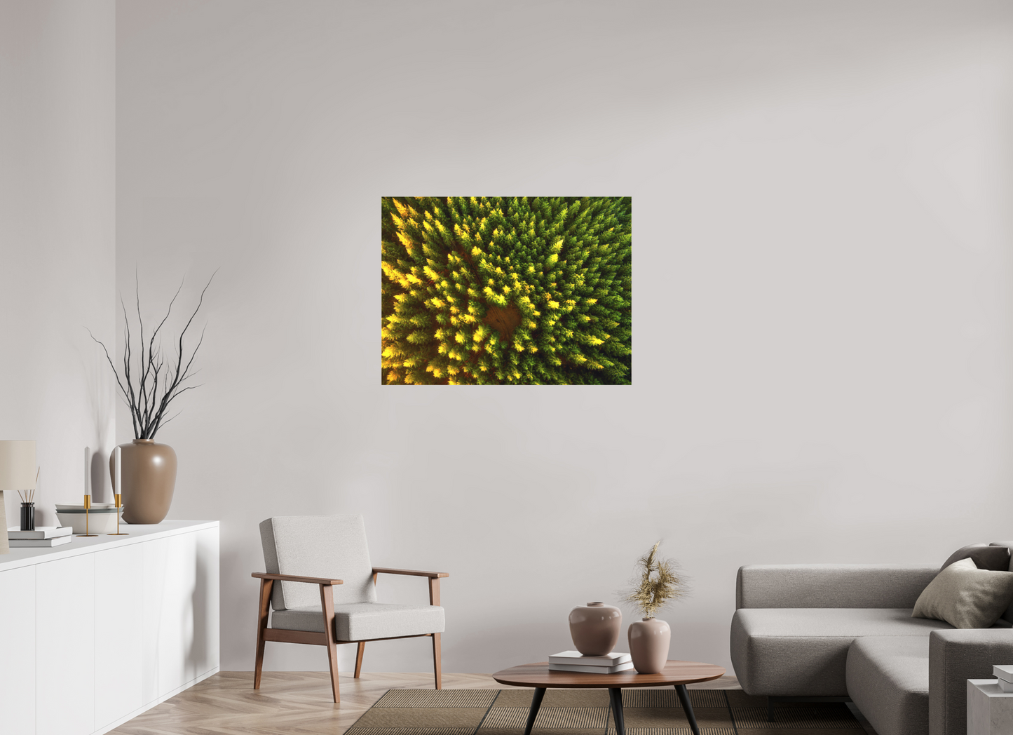 40 x 30″, Matte Canvas on Stretcher Frame The Heart of Post Canyon