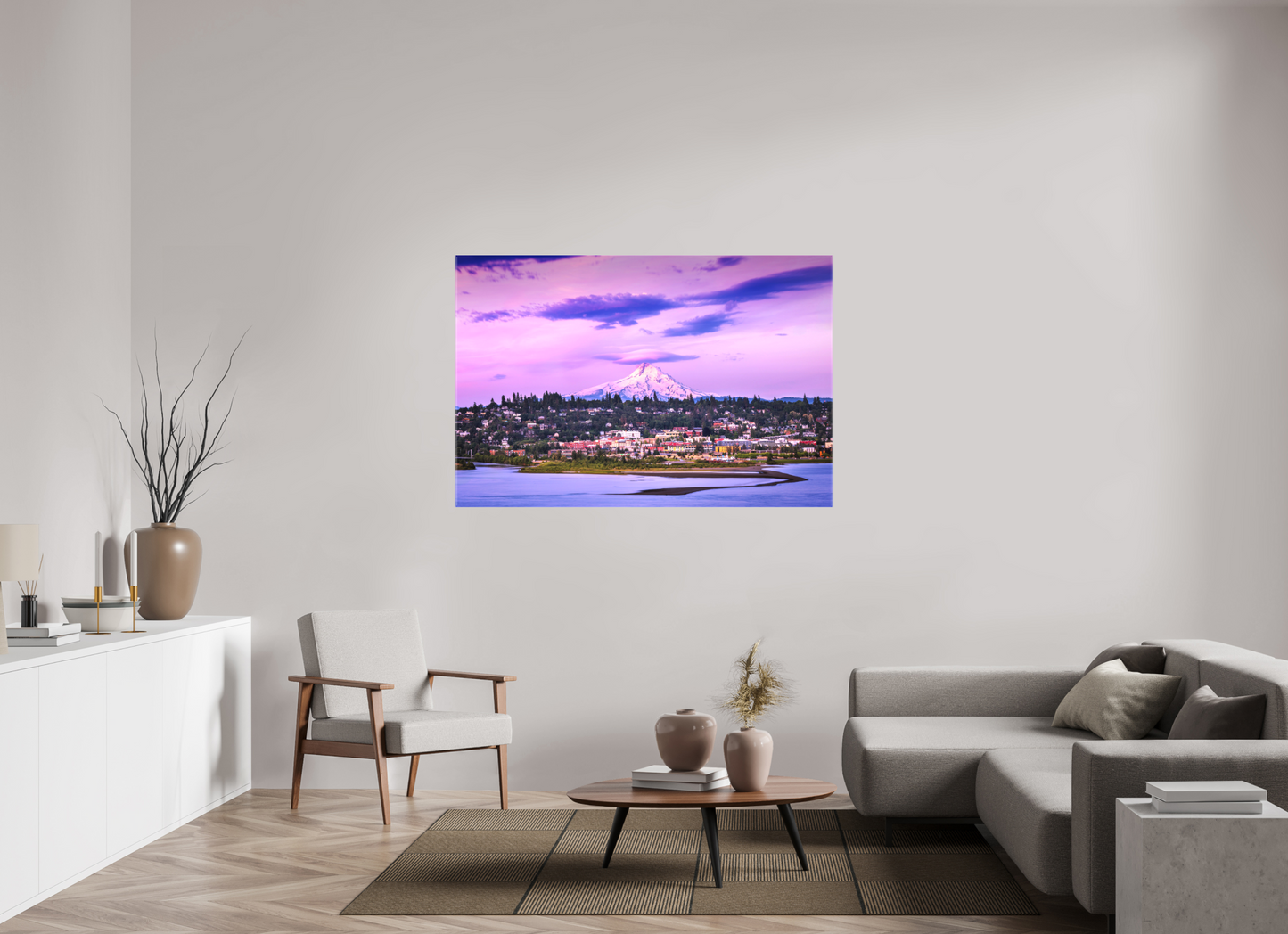 60 x 40″, Matte Canvas on Stretcher Frame Hood River Paradise