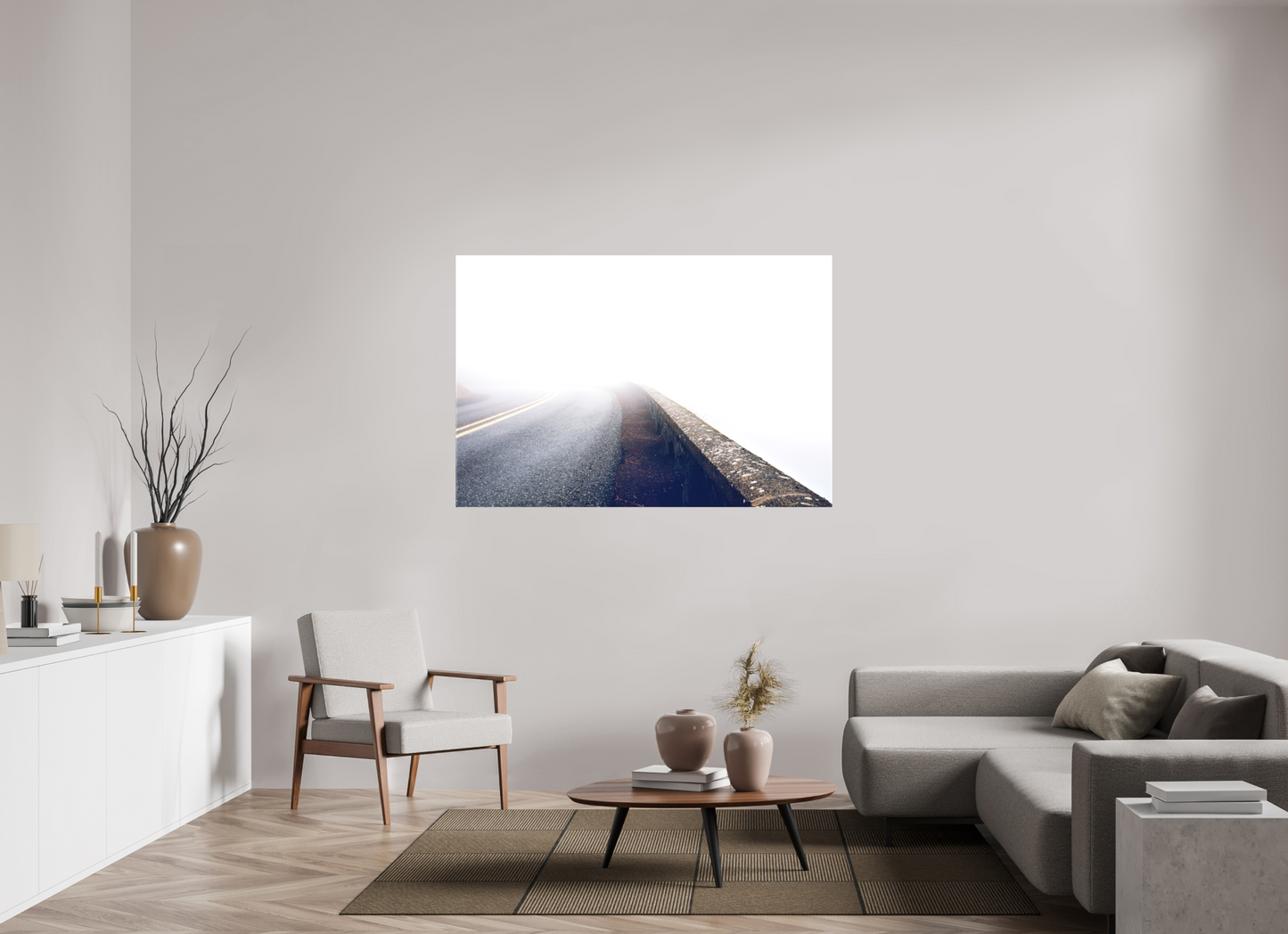 60 x 40″, Matte Canvas on Stretcher Frame Rowena Curves