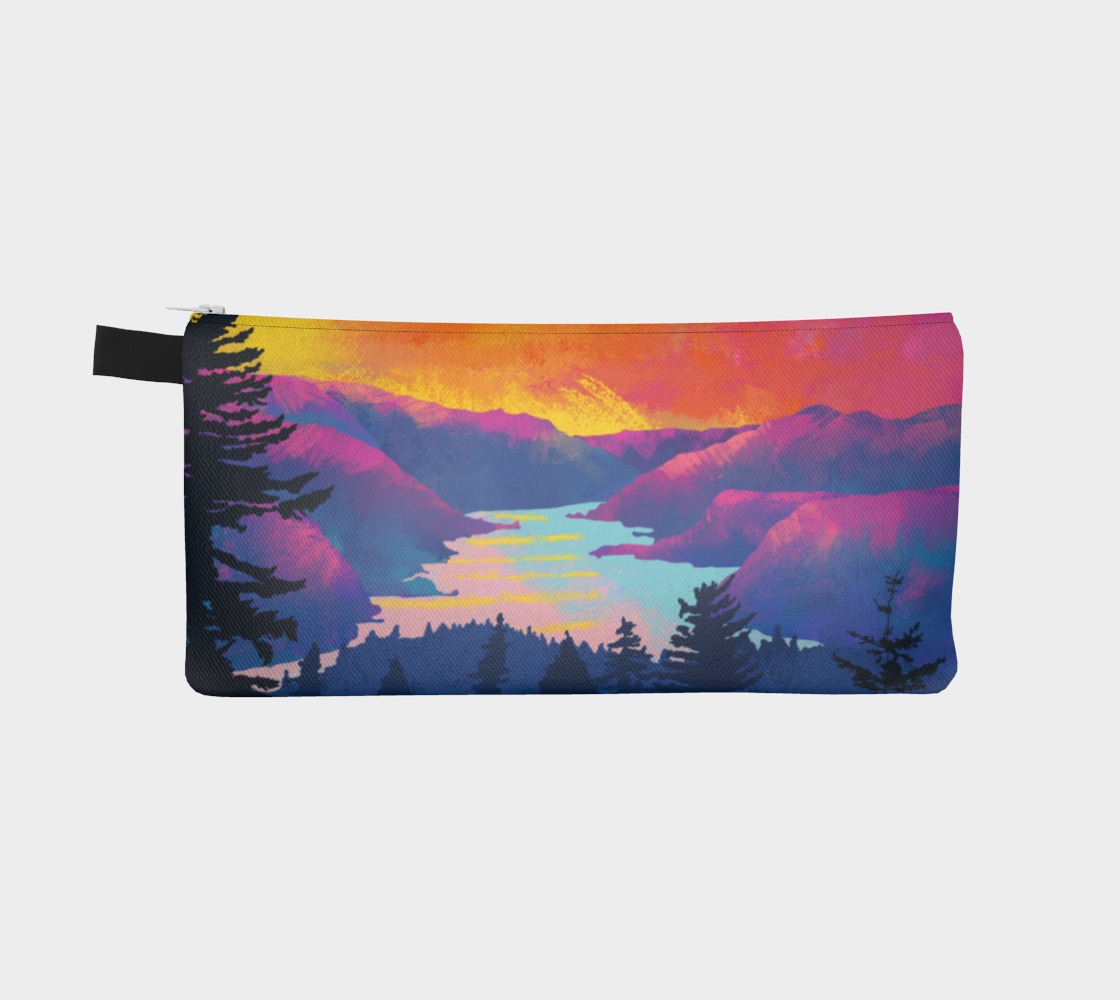 Columbia Gorge Zippered Pouch — Moments of Magic