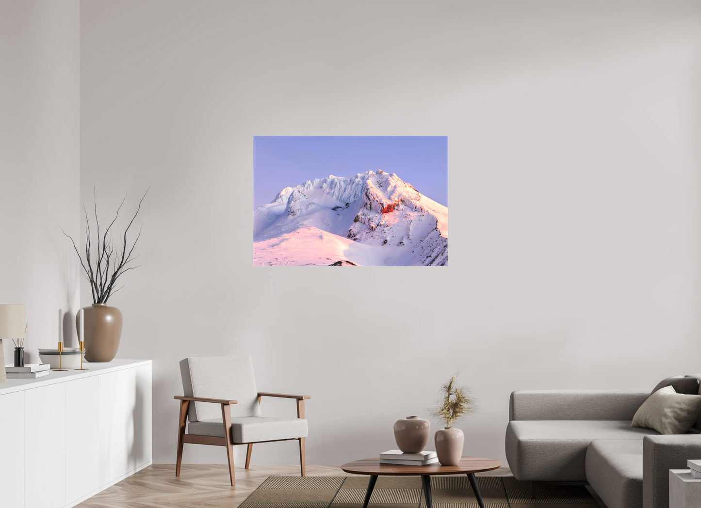 45 x 30″, Matte Canvas on Stretcher Frame Mount Hood