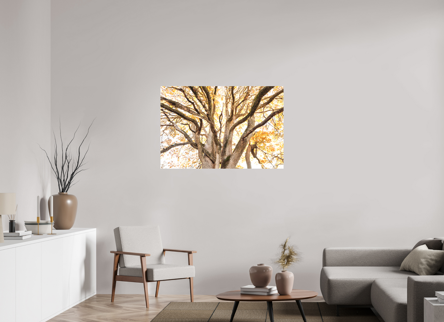 45 x 30″, Matte Canvas on Stretcher Frame Bathed in Light