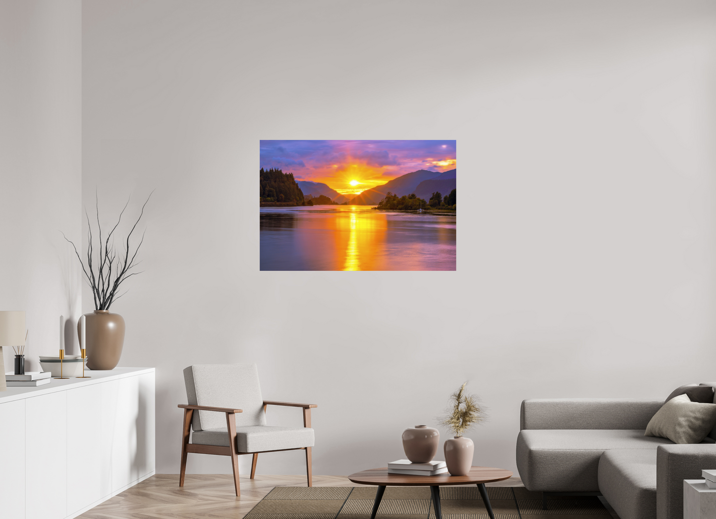 45 x 30″, ChromaLuxe HD Metal Print The Moment of Alignment