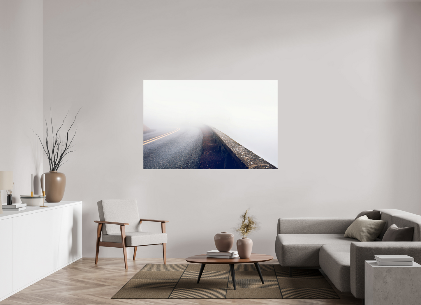 66 x 44″, ChromaLuxe HD Metal Print Rowena Curves