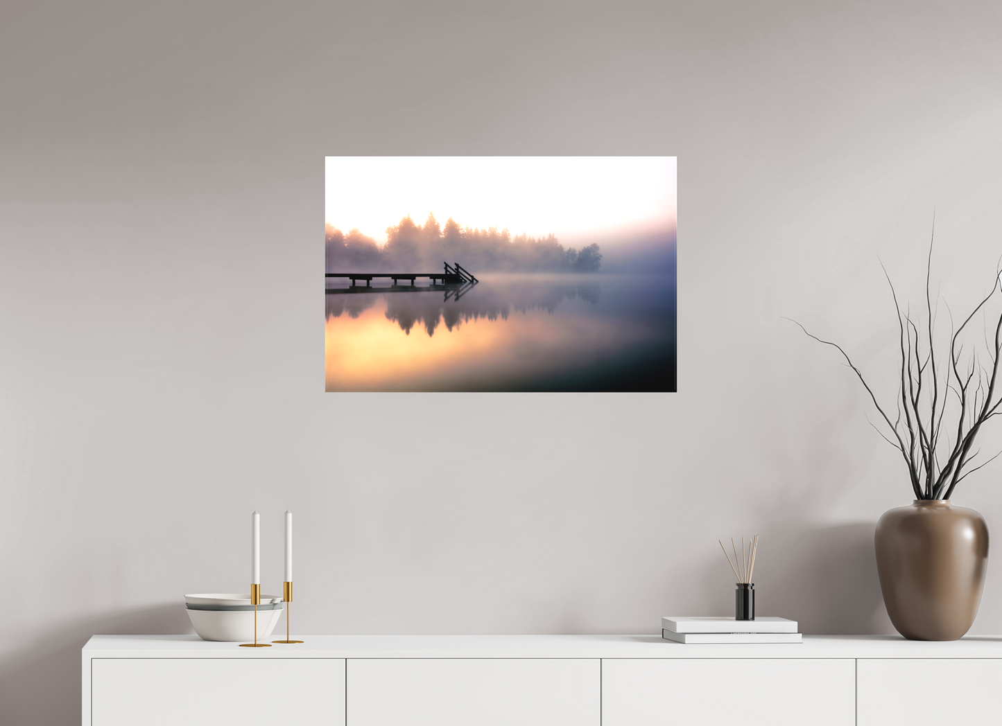 30 x 20″, Matte Canvas on Stretcher Frame Kirchsee in Oberbayern