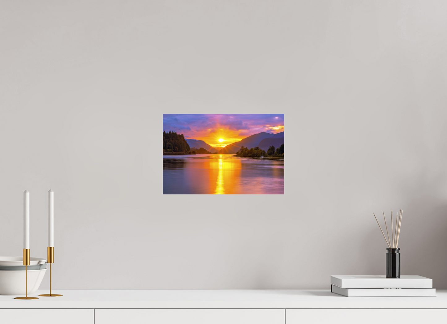 12 x 8″, ChromaLuxe HD Metal Print The Moment of Alignment