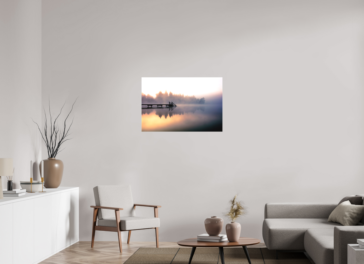 36 x 24″, Matte Canvas on Stretcher Frame Kirchsee in Oberbayern