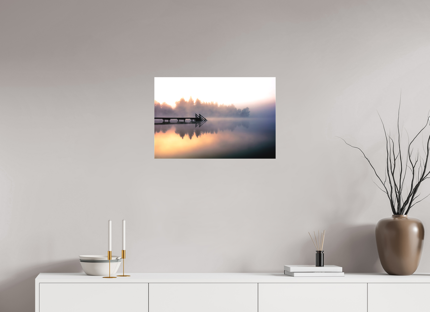 24 x 16″, Matte Canvas on Stretcher Frame Kirchsee in Oberbayern