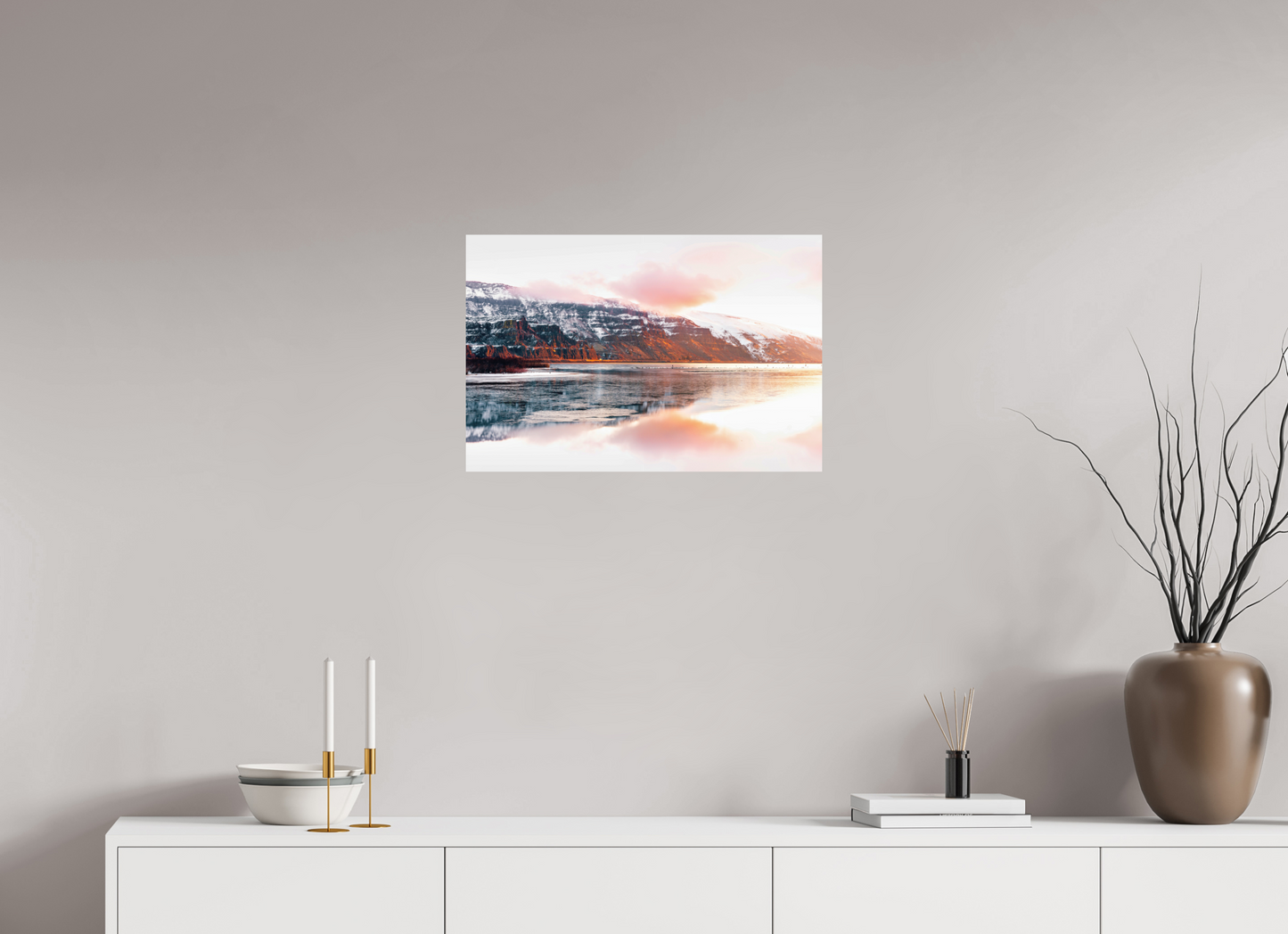 24 x 16″, ChromaLuxe HD Metal Print Early Winter