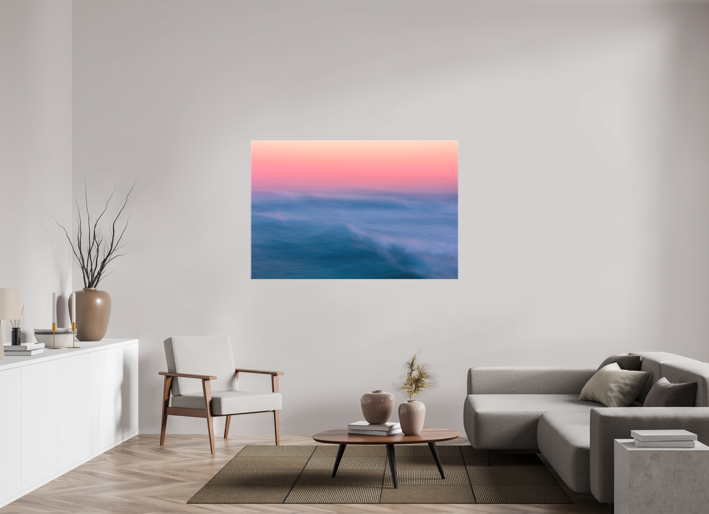 60 x 40″, Matte Canvas on Stretcher Frame Unfolding Strength