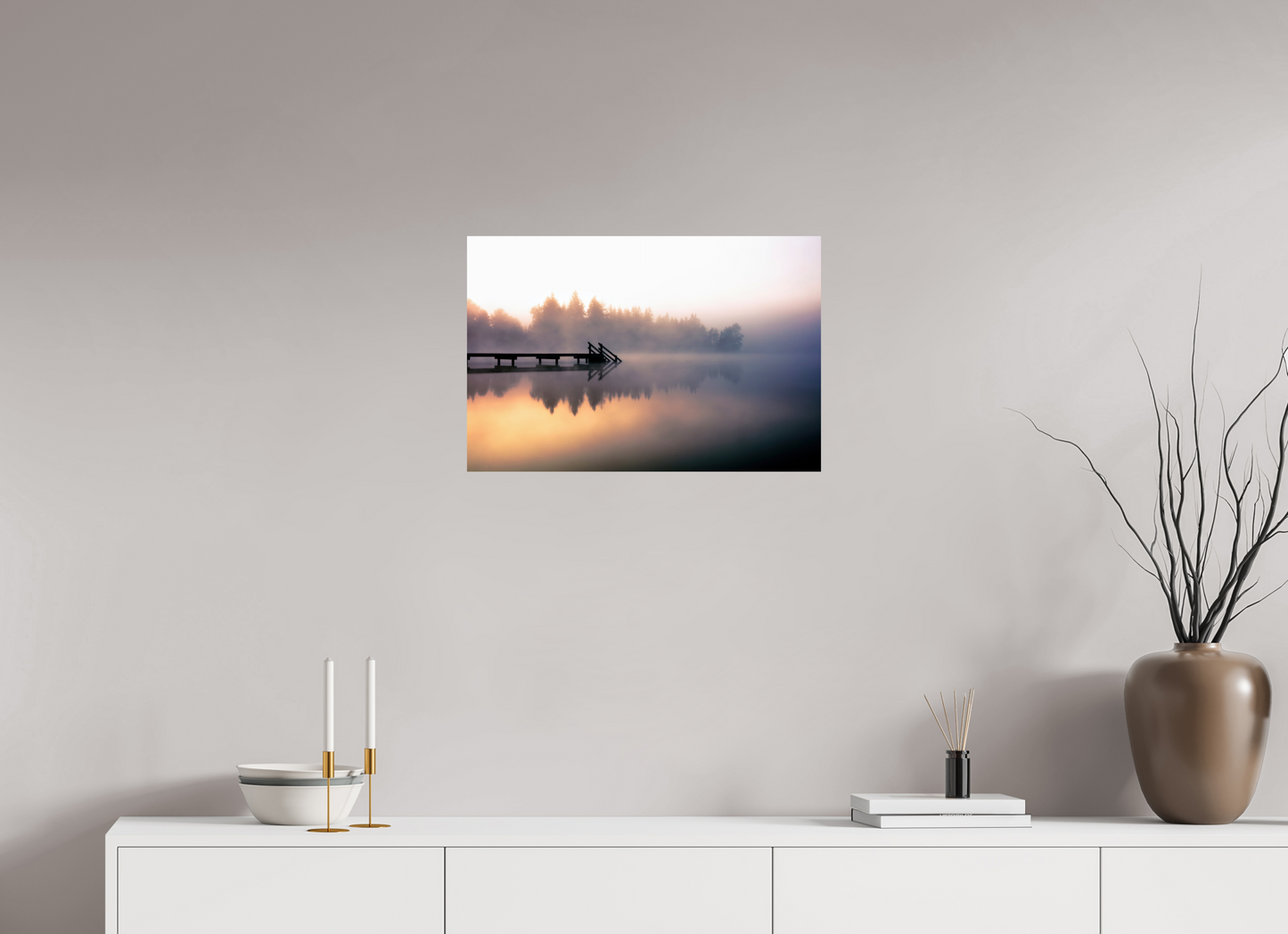 24 x 16″, Fine Art Print Kirchsee in Oberbayern