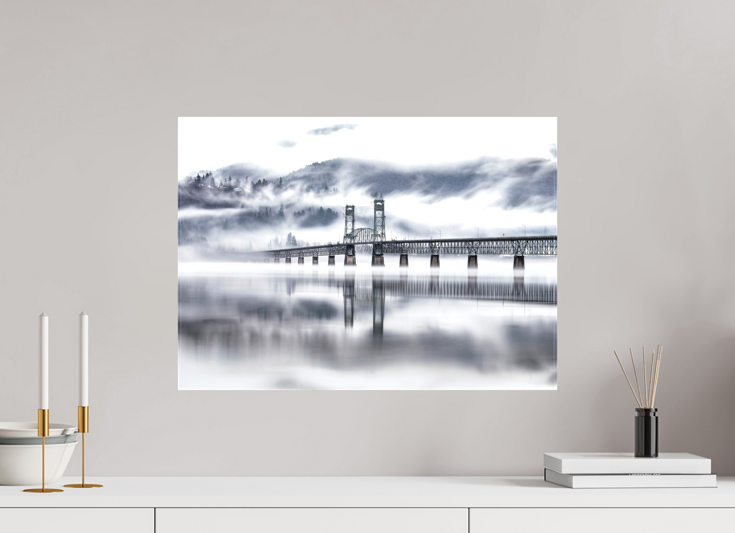 22.4 x 16″, Matte Canvas on Stretcher Frame Surrendering to Fog