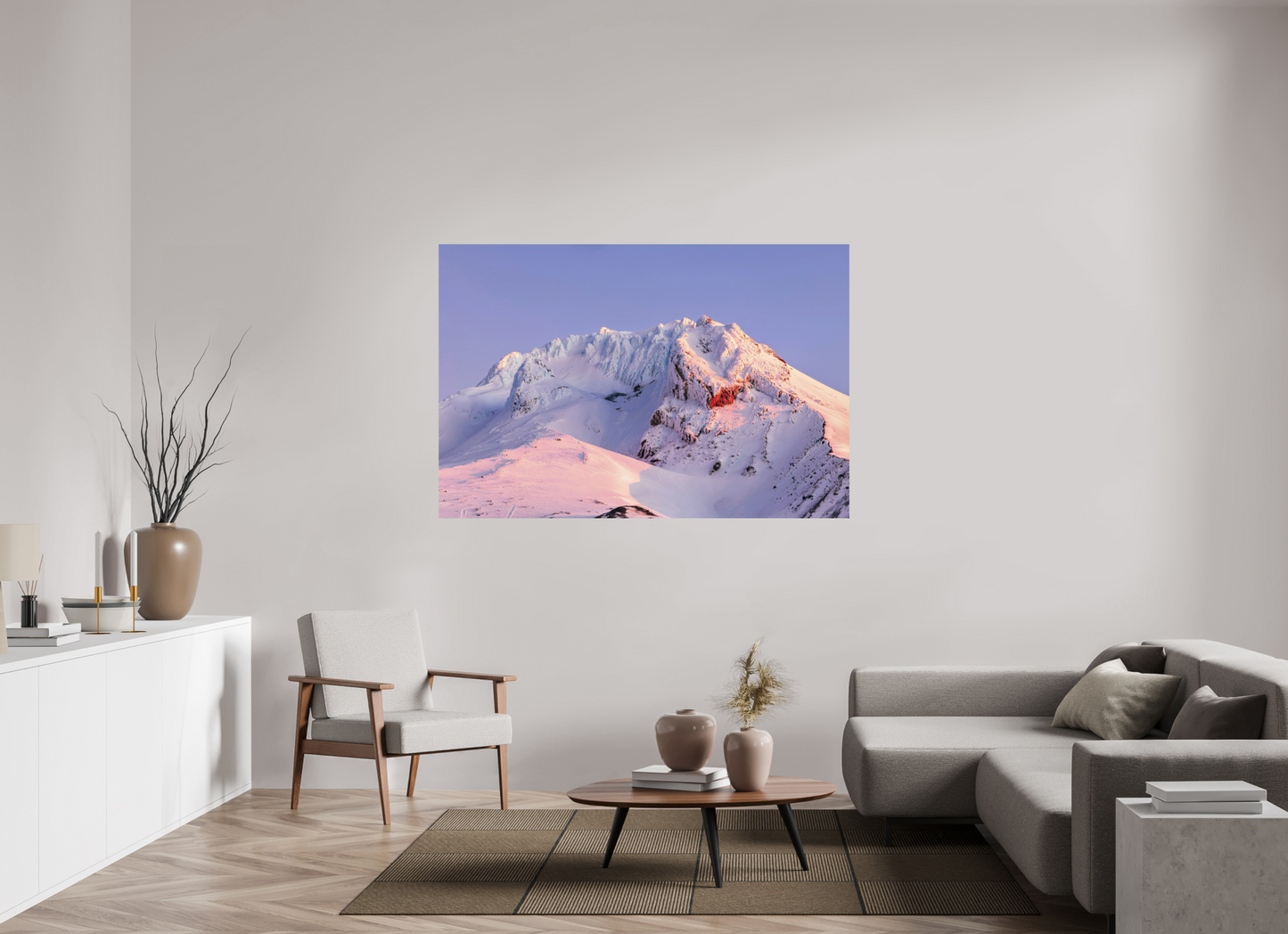 66 x 44″, ChromaLuxe HD Metal Print Mount Hood