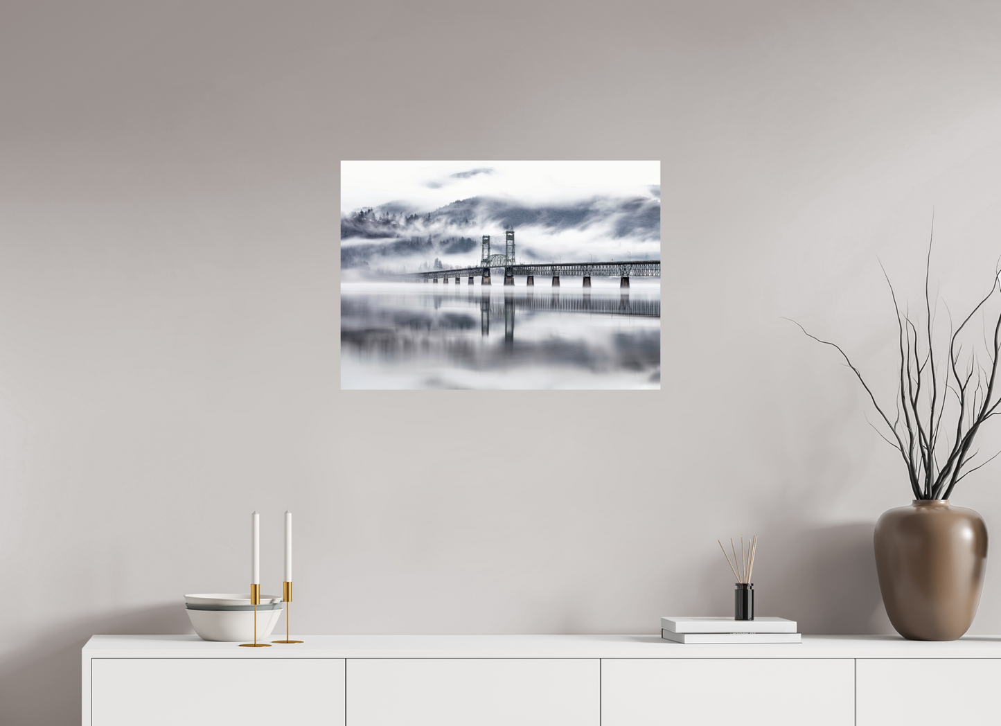 27.9 x 20″, Fine Art Print Surrendering to Fog