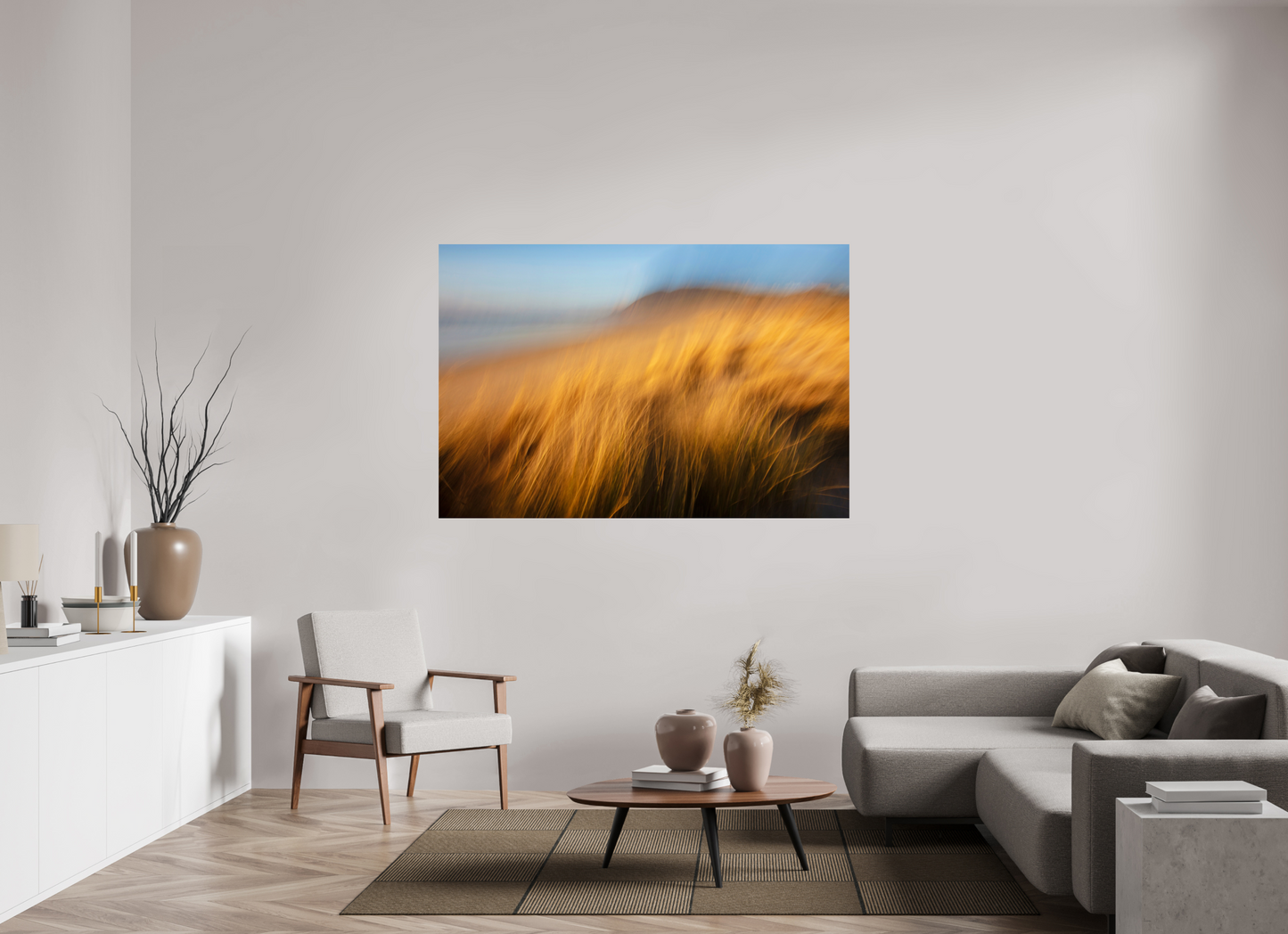 66 x 44″, ChromaLuxe HD Metal Print Shore and Sea  Location: Manzanita, Oregon  Shore and Sea