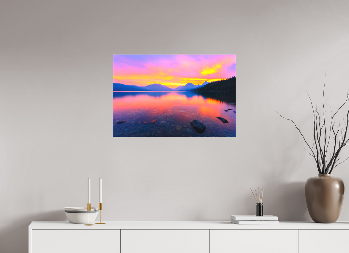 30 x 20″, Matte Canvas on Stretcher Frame Love at first sight