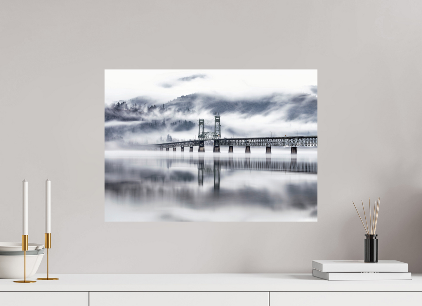 22.4 x 16″, CromaLux Surrendering to Fog
