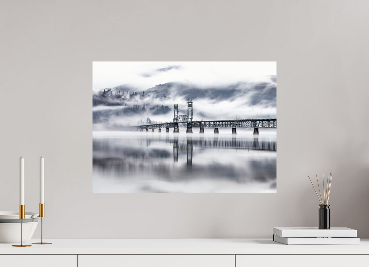 22.4 x 16″, Fine Art Print Surrendering to Fog