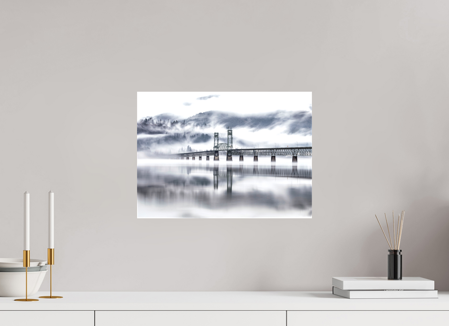 16.8 x 12″, Matte Canvas on Stretcher Frame Surrendering to Fog