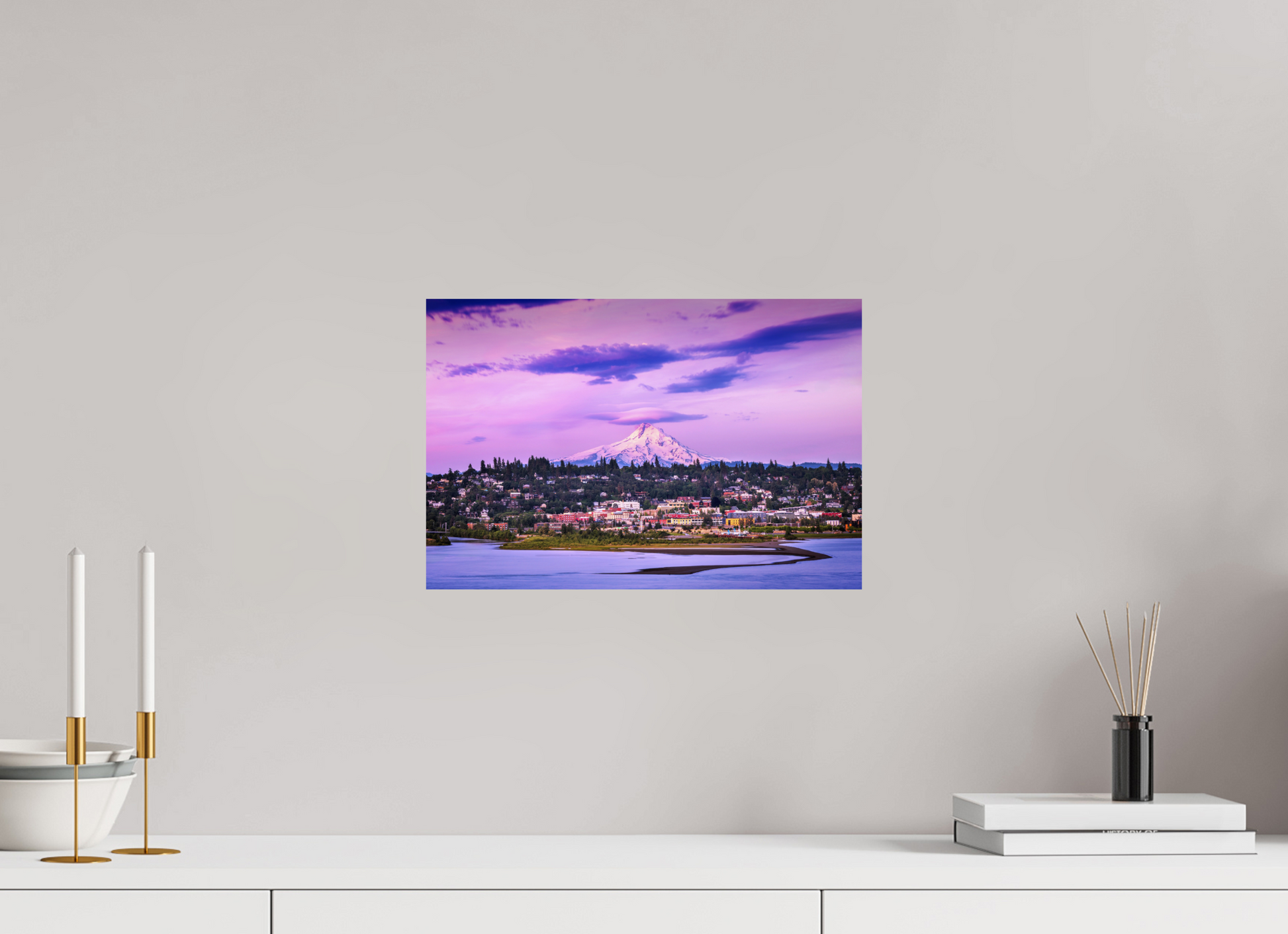 15 x 10″, ChromaLuxe HD Metal Print Hood River Paradise