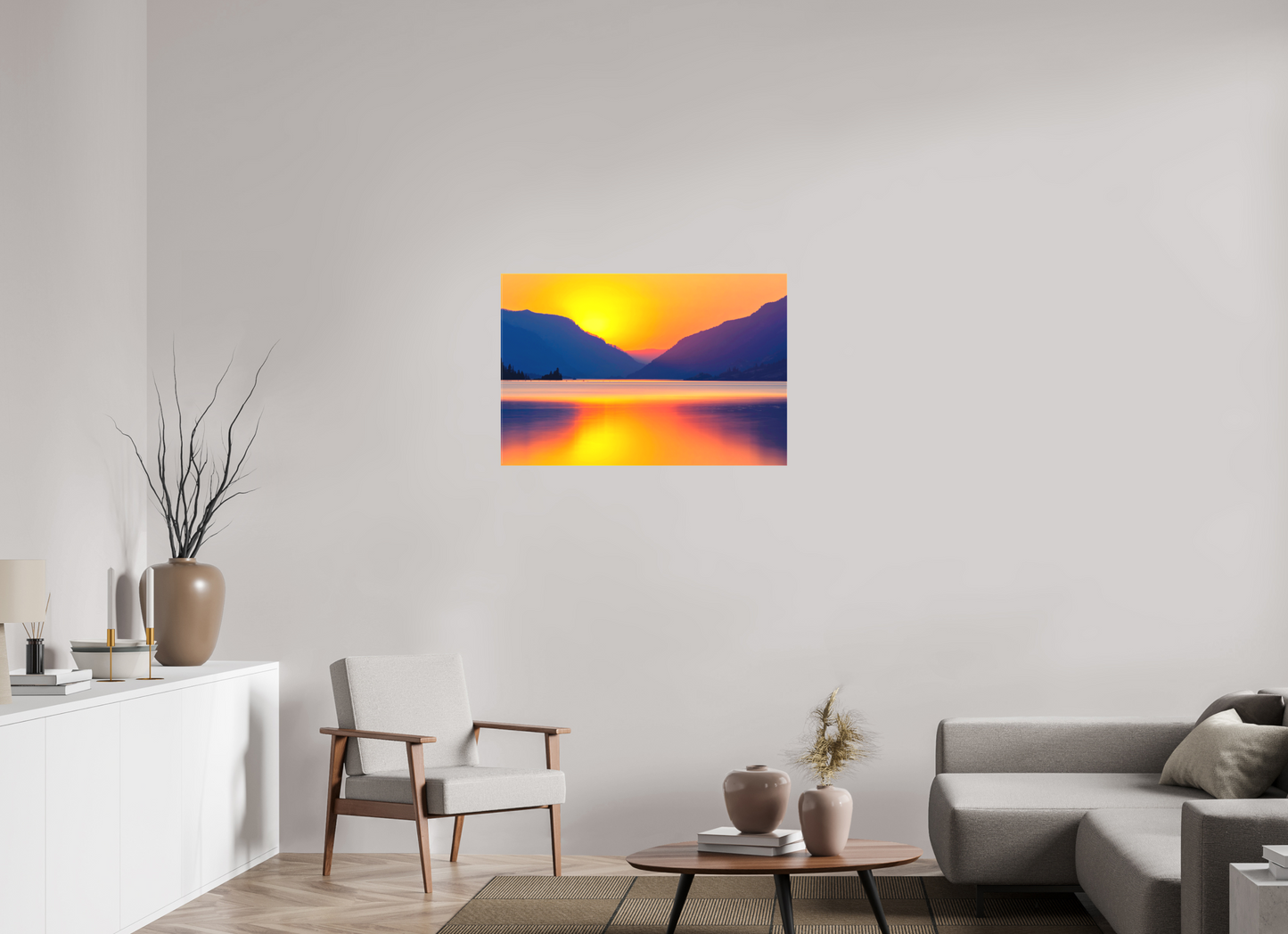 36 x 24″, Matte Canvas on Stretcher Frame Happy Vibes
