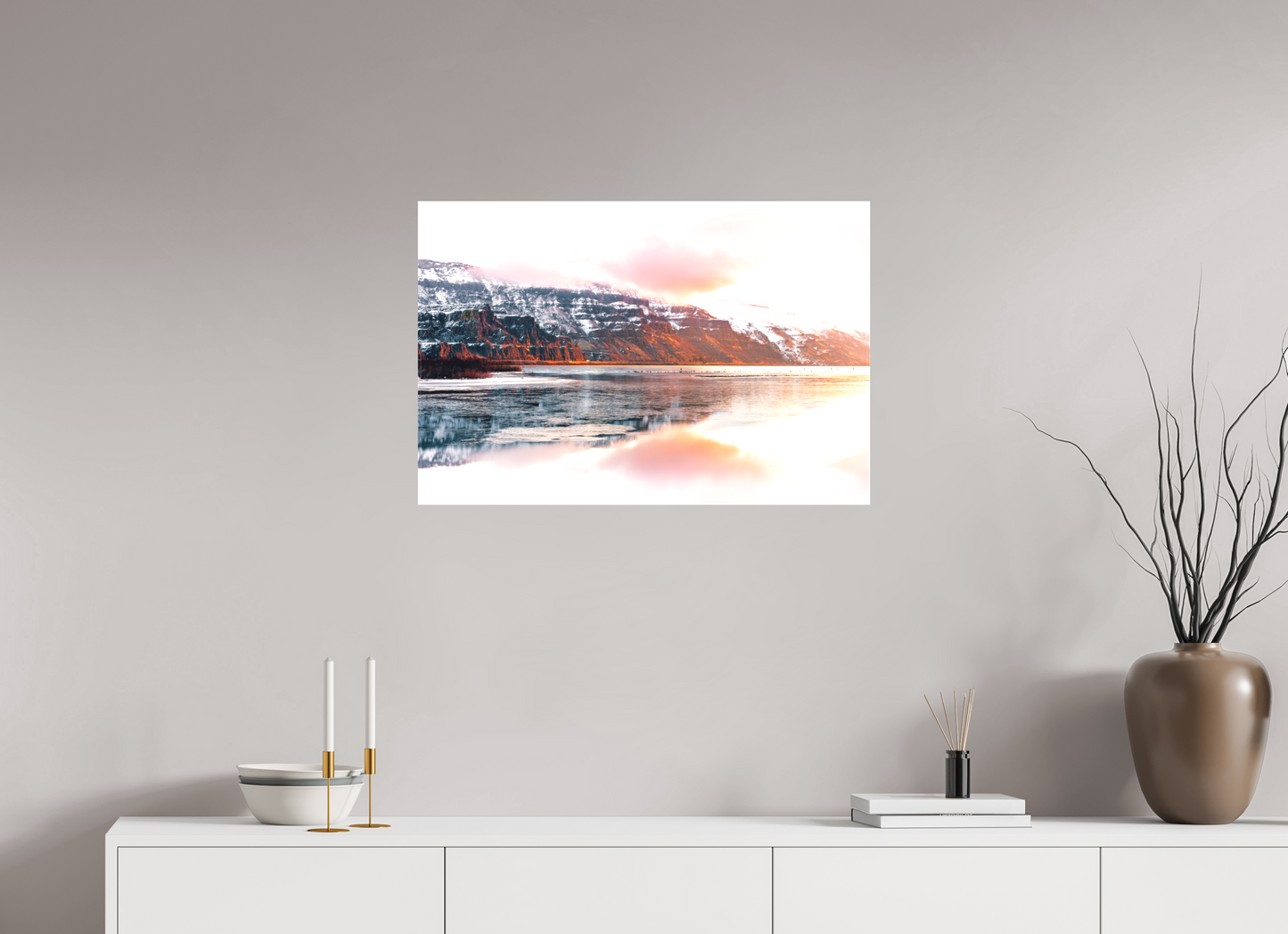 30 x 20″, Matte Canvas on Stretcher Frame Early Winter