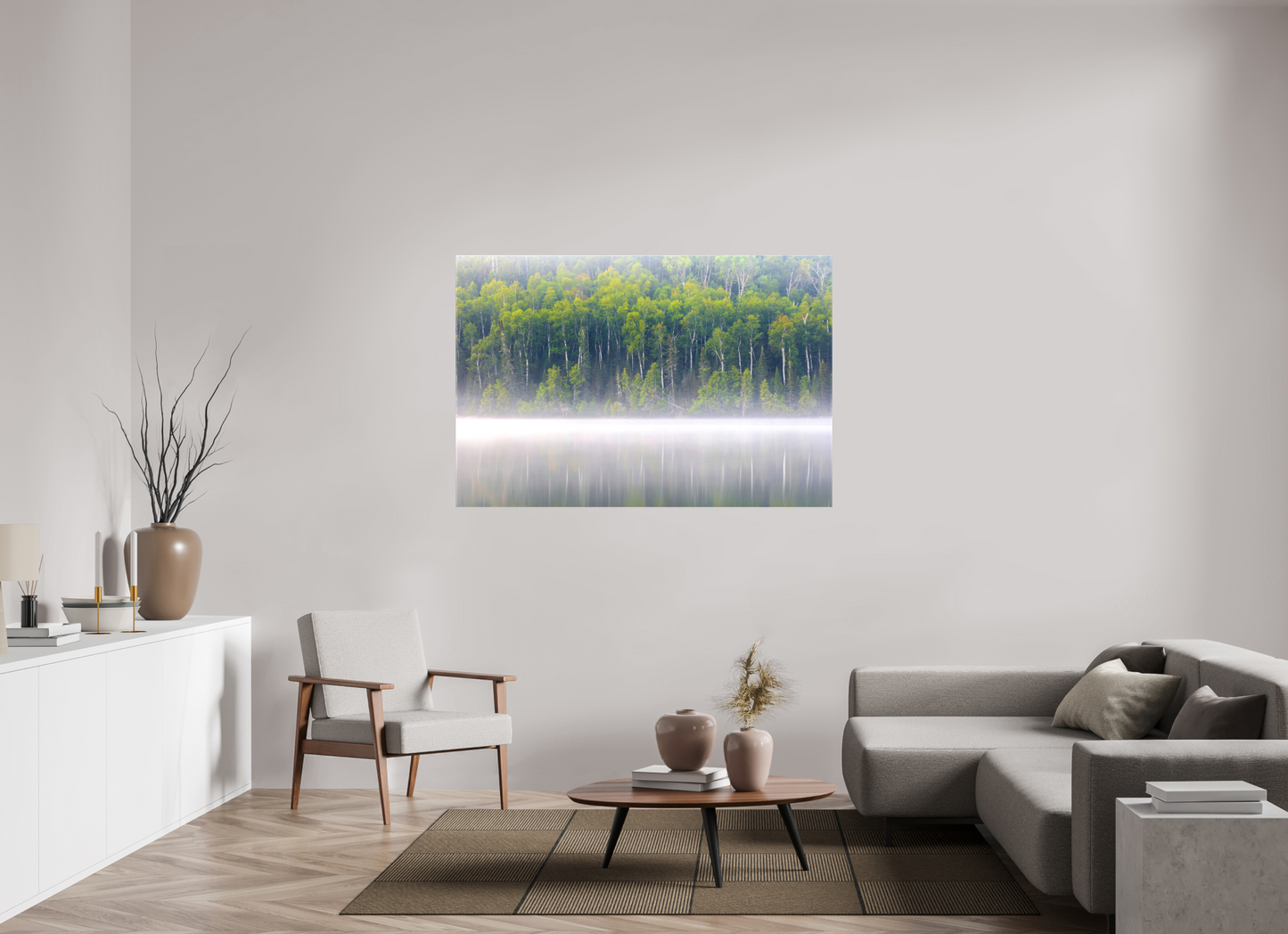 60 x 40″, Matte Canvas on Stretcher Frame Serene Reflections