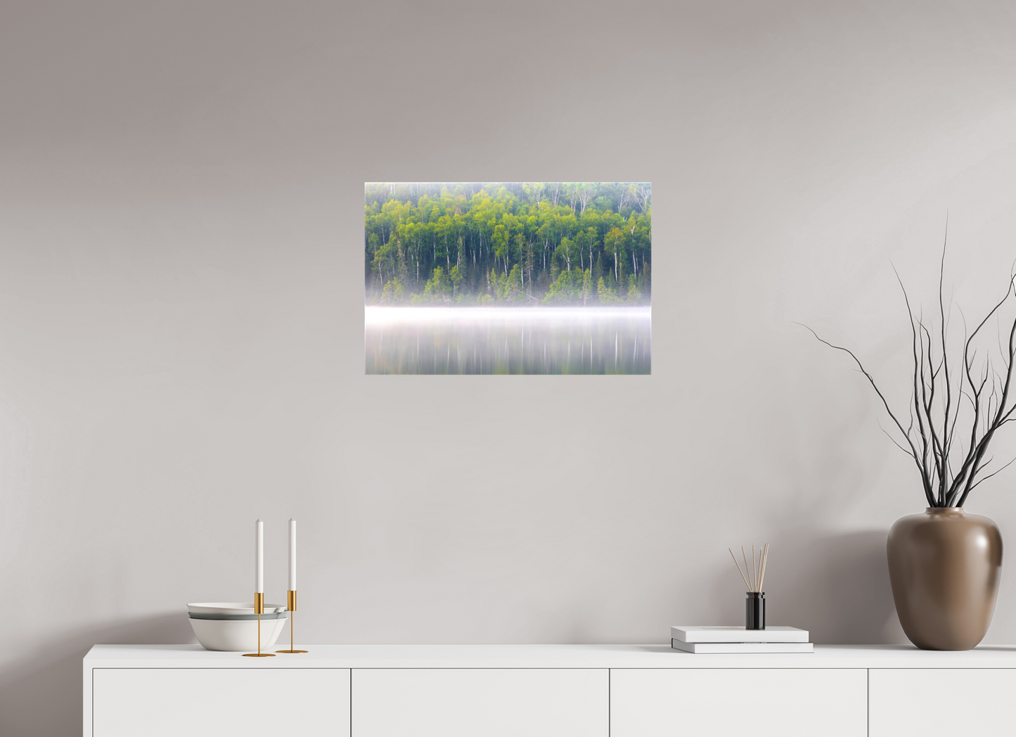 24 x 16″, Matte Canvas on Stretcher Frame Serene Reflections