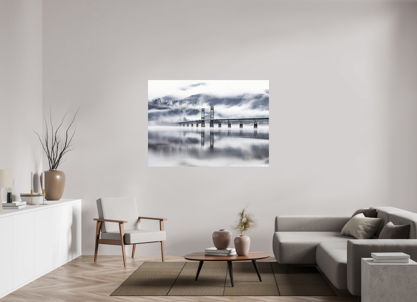 60 x 43″, CromaLux Surrendering to Fog