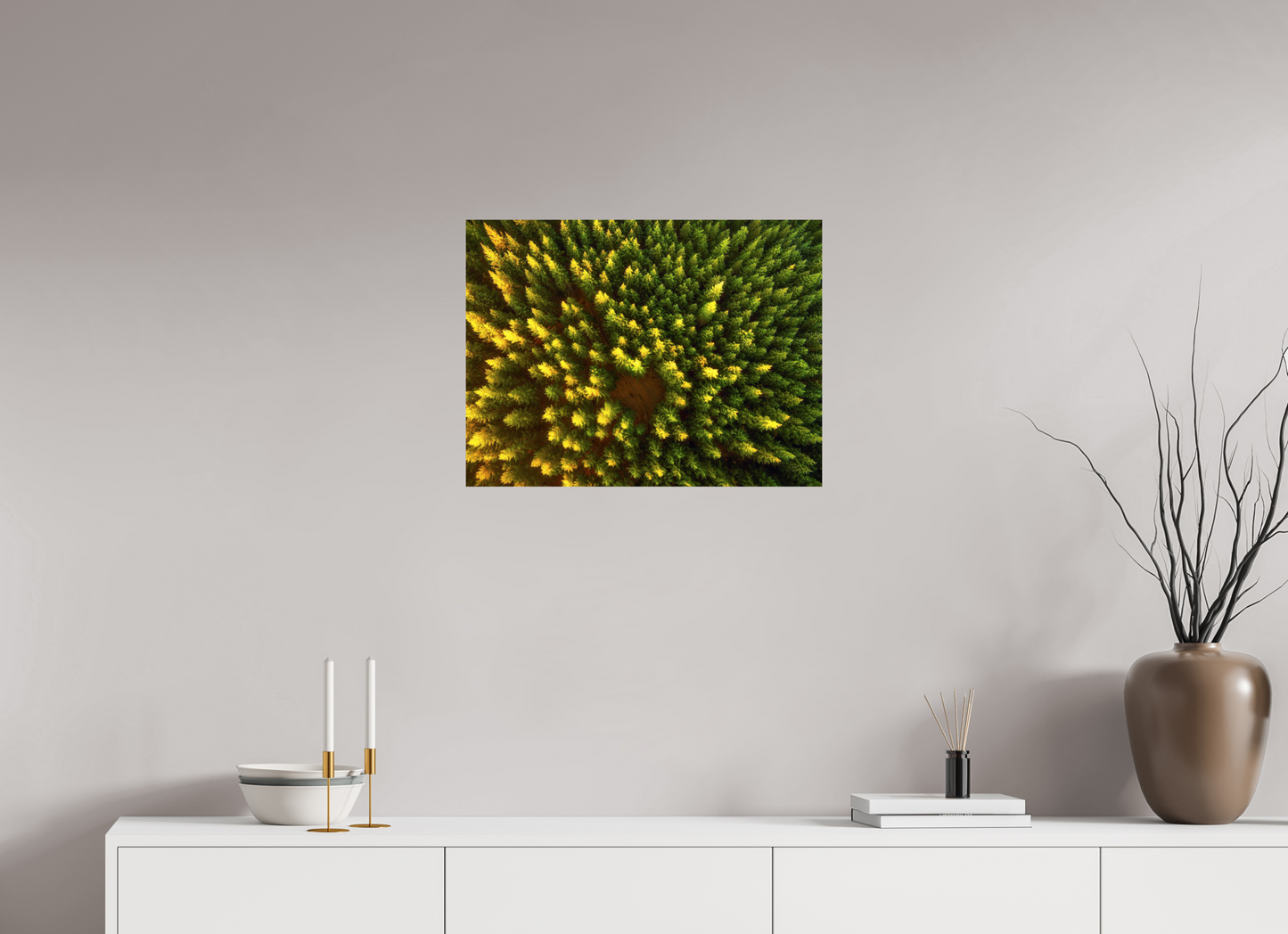 24 x 18″, ChromaLuxe HD Metal Print The Heart of Post Canyon