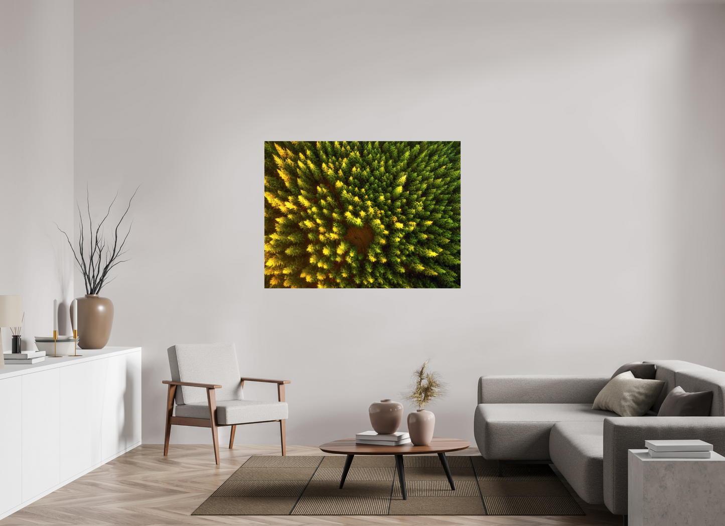 56 x 42″, ChromaLuxe HD Metal Print The Heart of Post Canyon