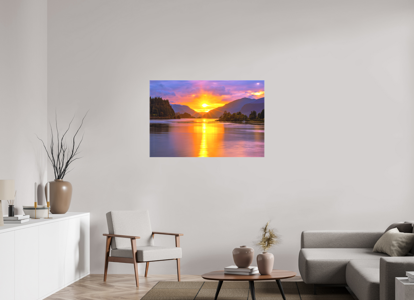 45 x 30″, Matte Canvas on Stretcher Frame The Moment of Alignment