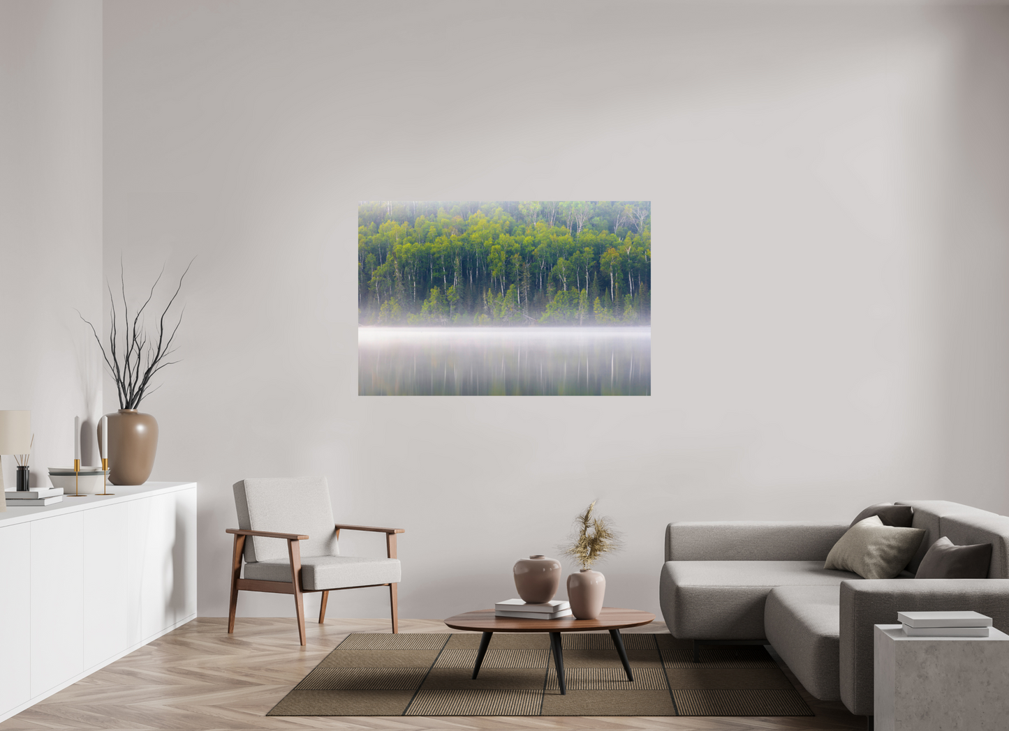 60 x 40″, ChromaLuxe HD Metal Print Serene Reflections