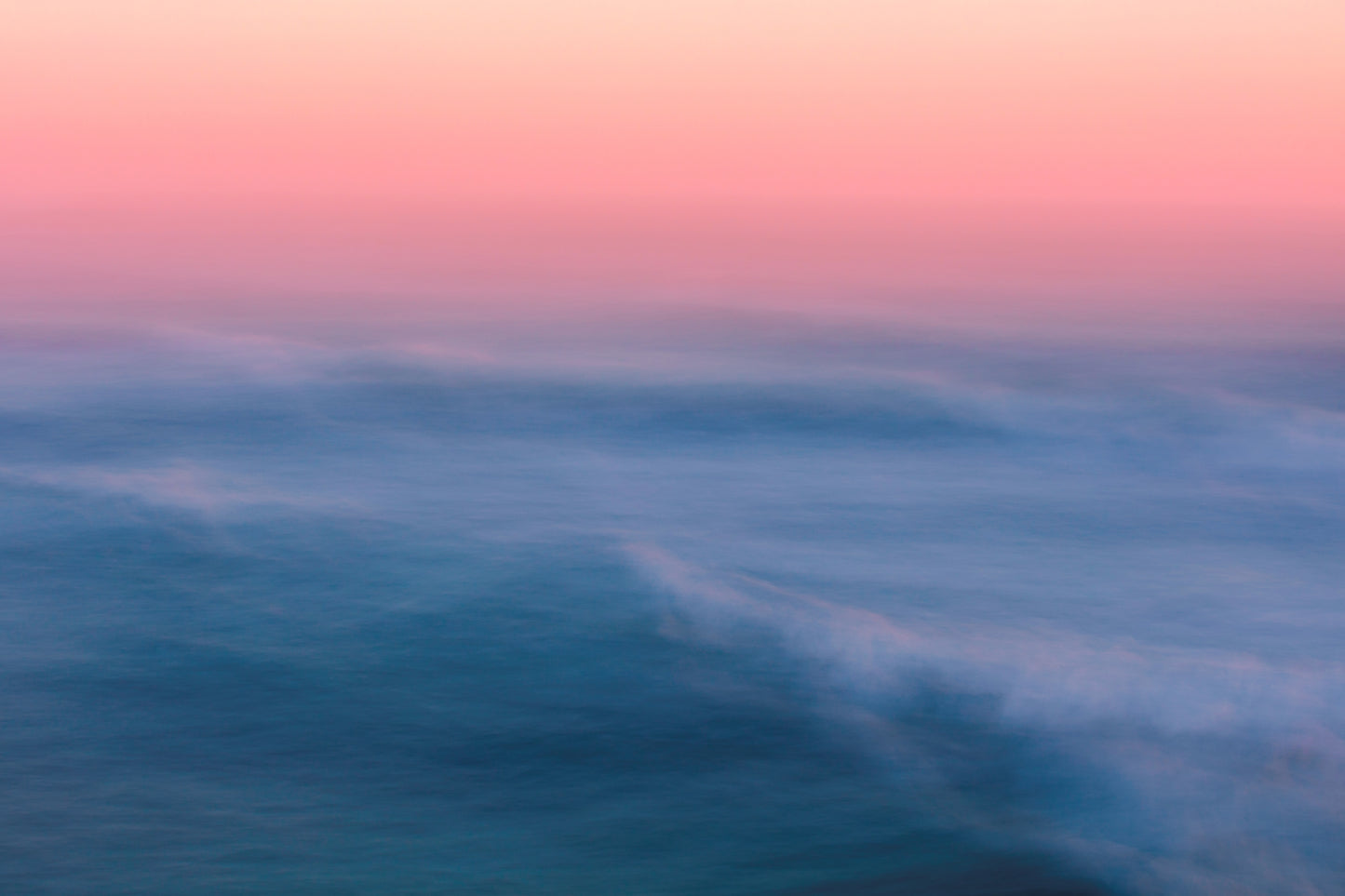 Columbia River Pacific Ocean meeting point water confluence Oregon coast photography landscape print
