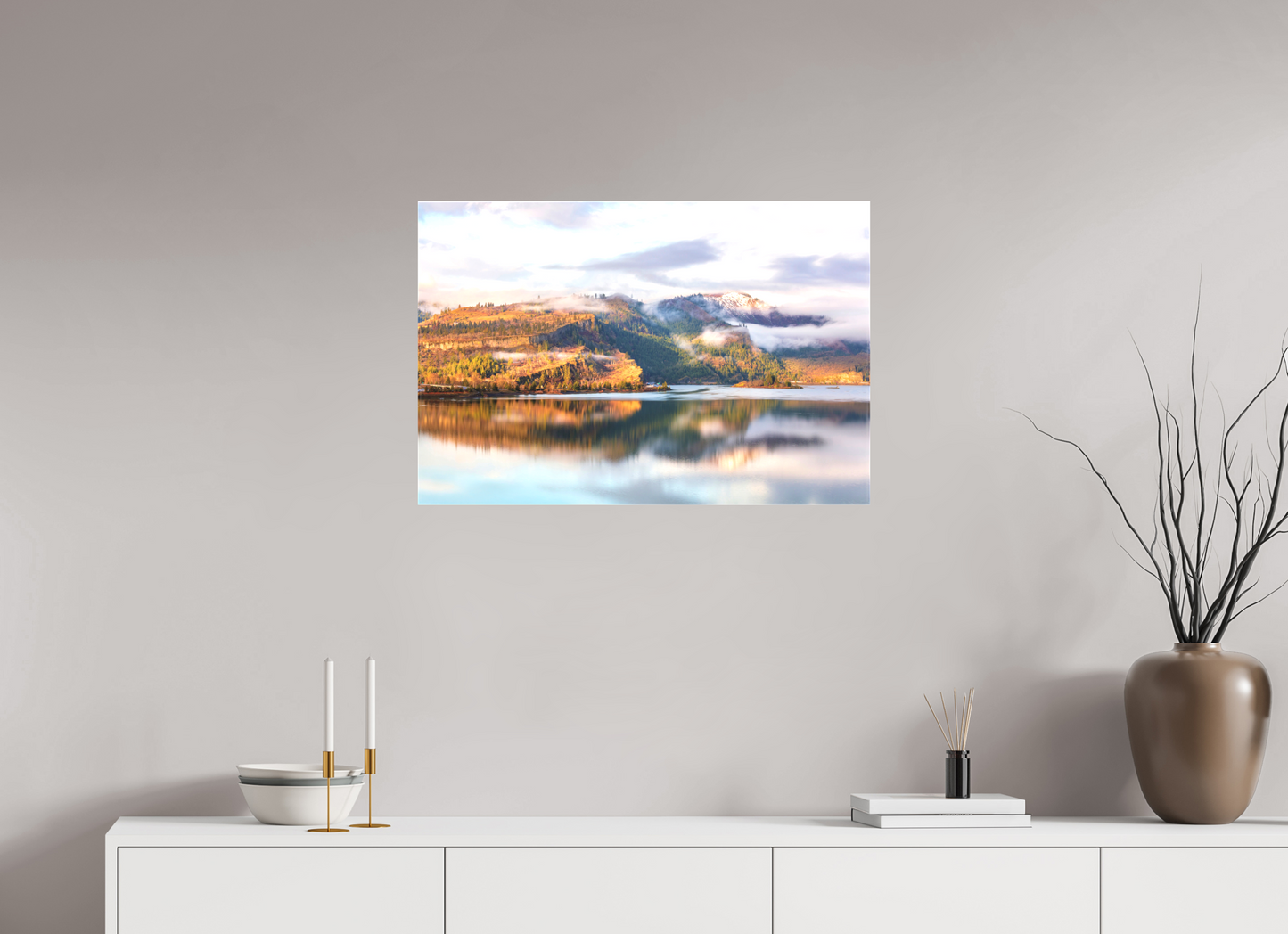 30 x 20″, Matte Canvas on Stretcher Frame Drifting Fog