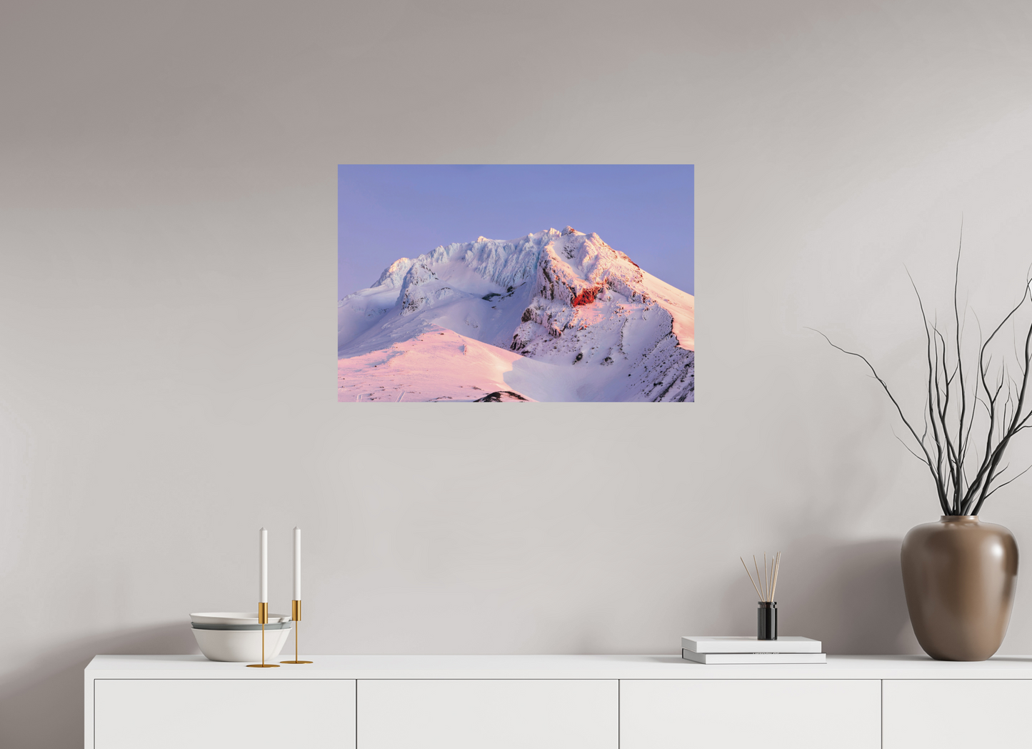 30 x 20″, ChromaLuxe HD Metal Print Mount Hood
