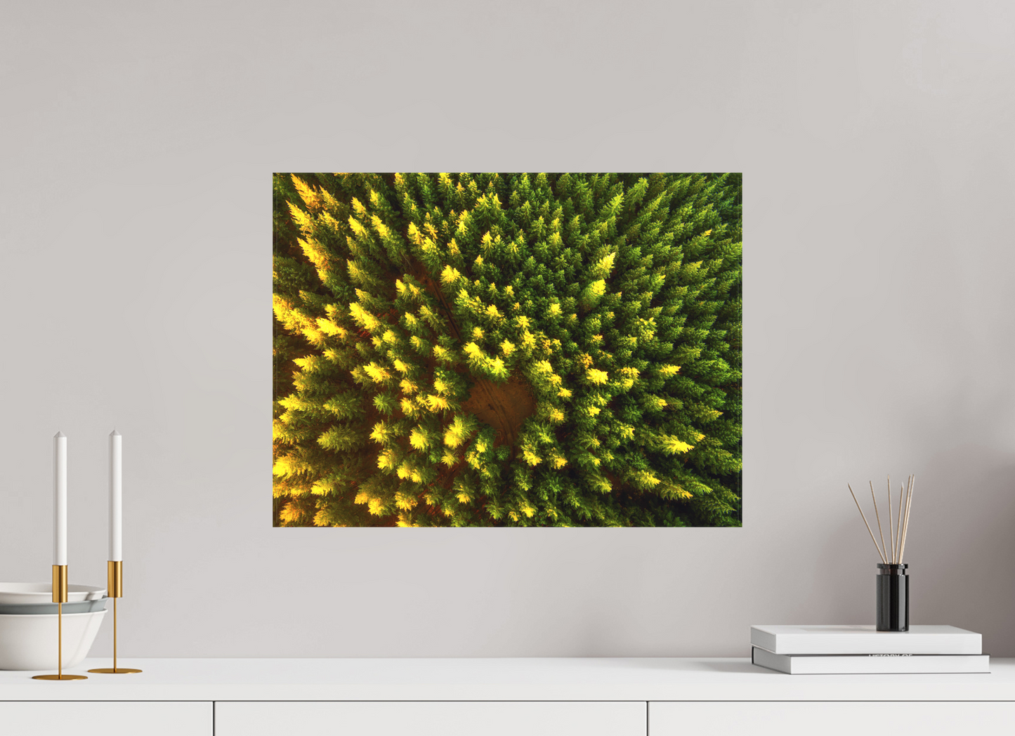 20 x 15″, Matte Canvas on Stretcher Frame The Heart of Post Canyon