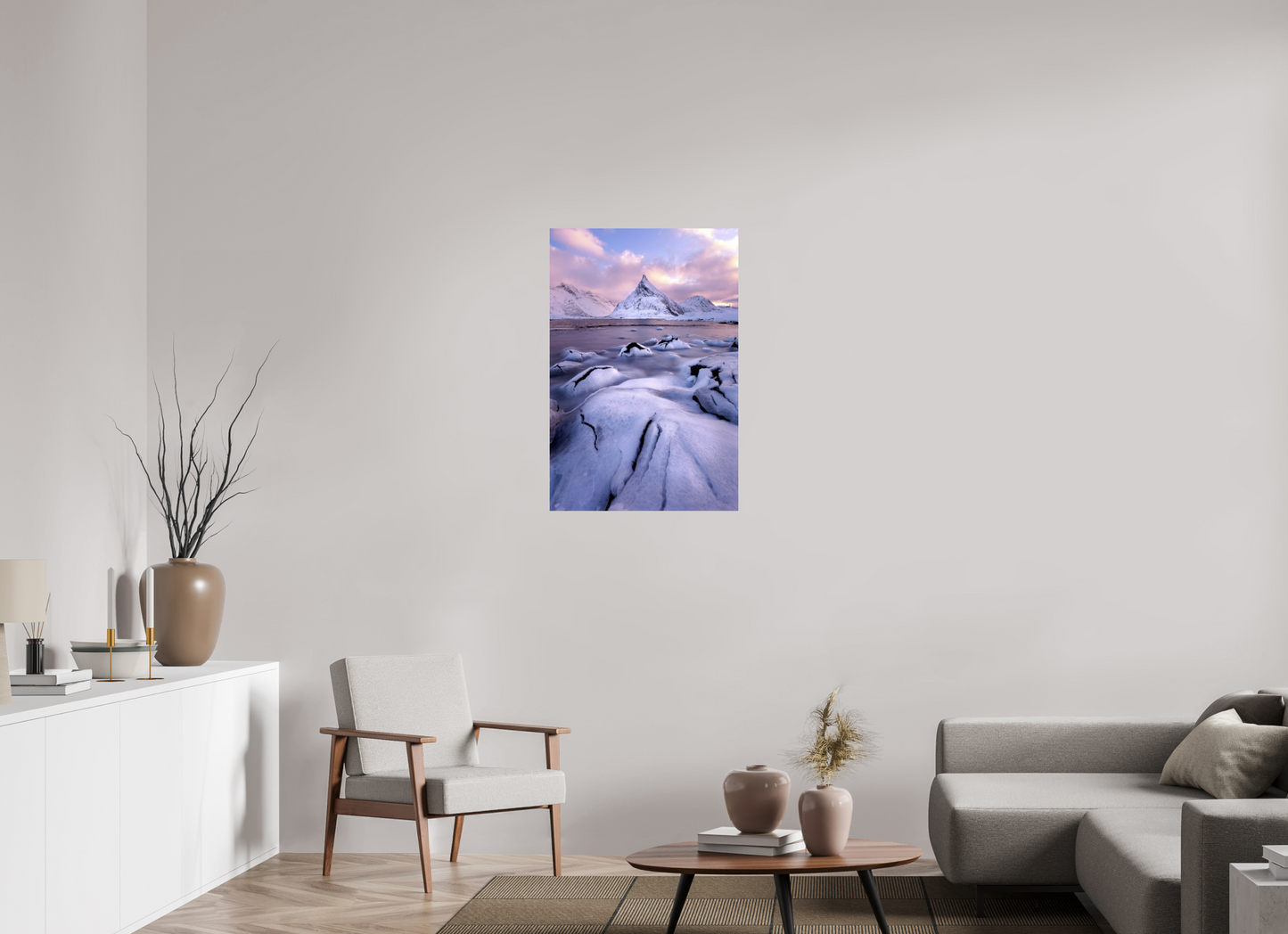 24 x 36″, ChromaLuxe HD Metal Print Fredvang Bridges