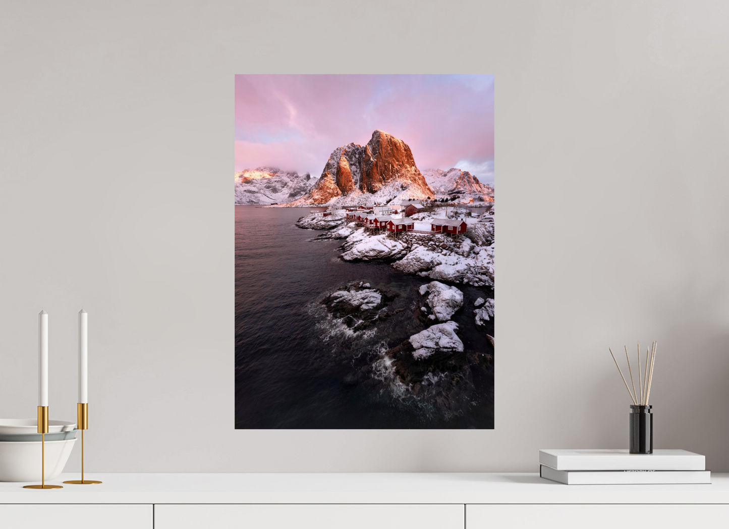 16 x 21.9″, Fine Art Print Hamnøy Norway