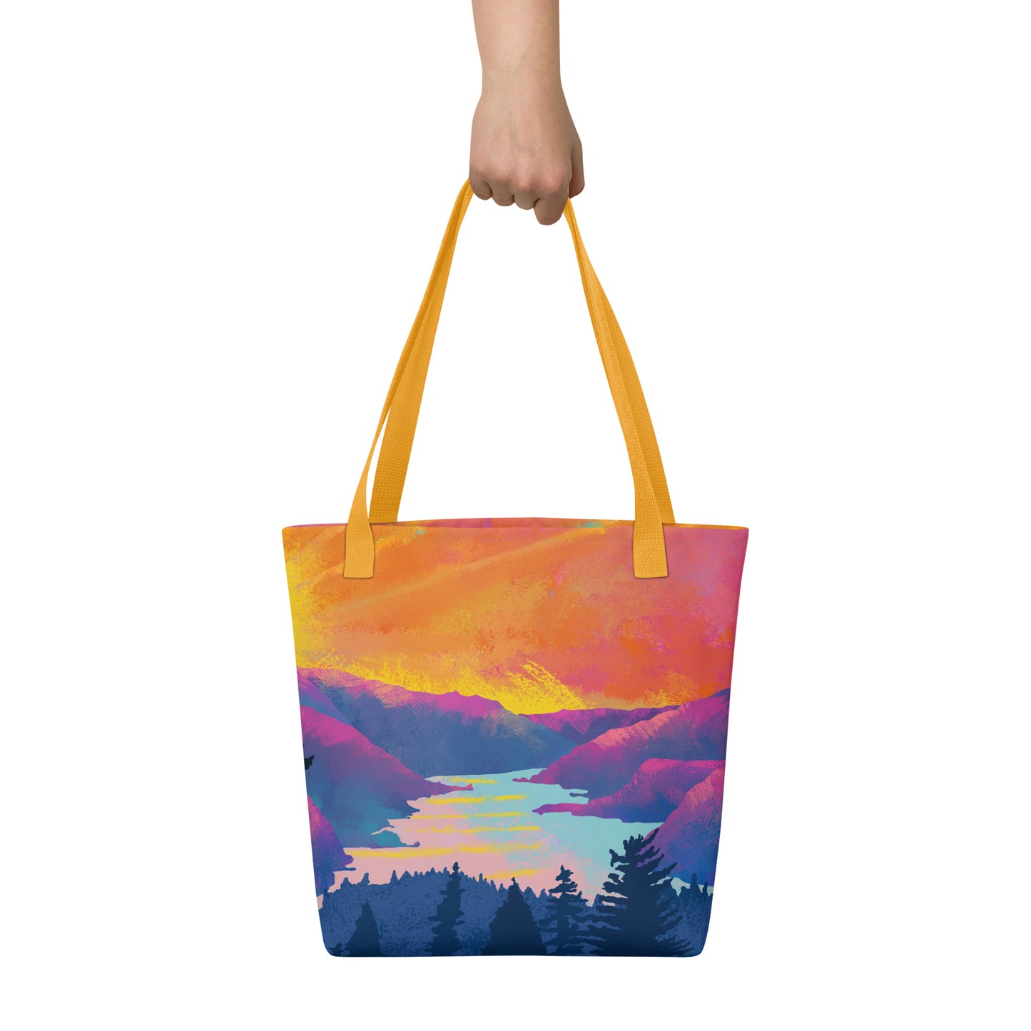 Columbia Gorge Tote Bag featuring the Moments of Magic fine art design by Orolume Gallery