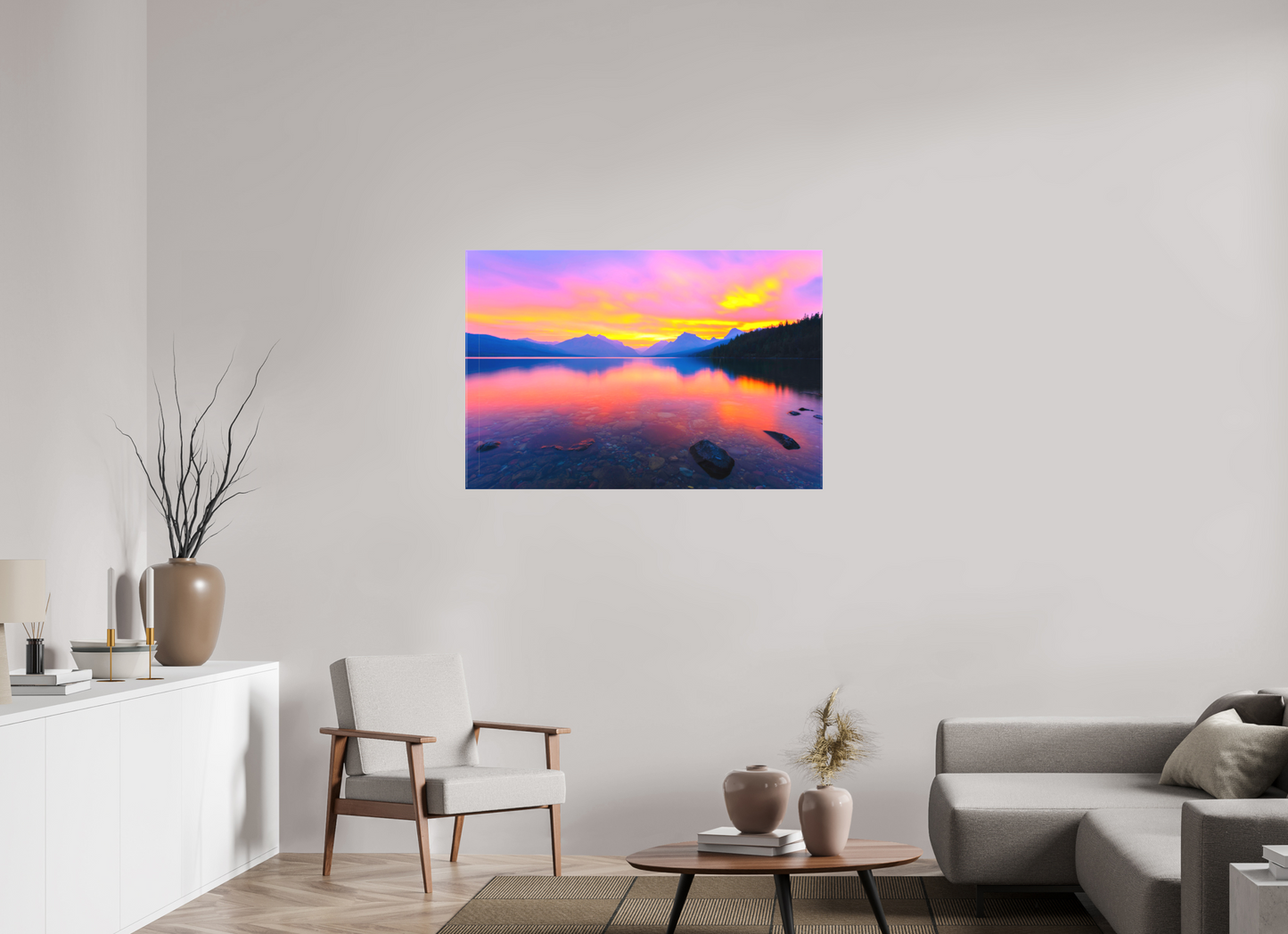 45 x 30″, Matte Canvas on Stretcher Frame Love at first sight