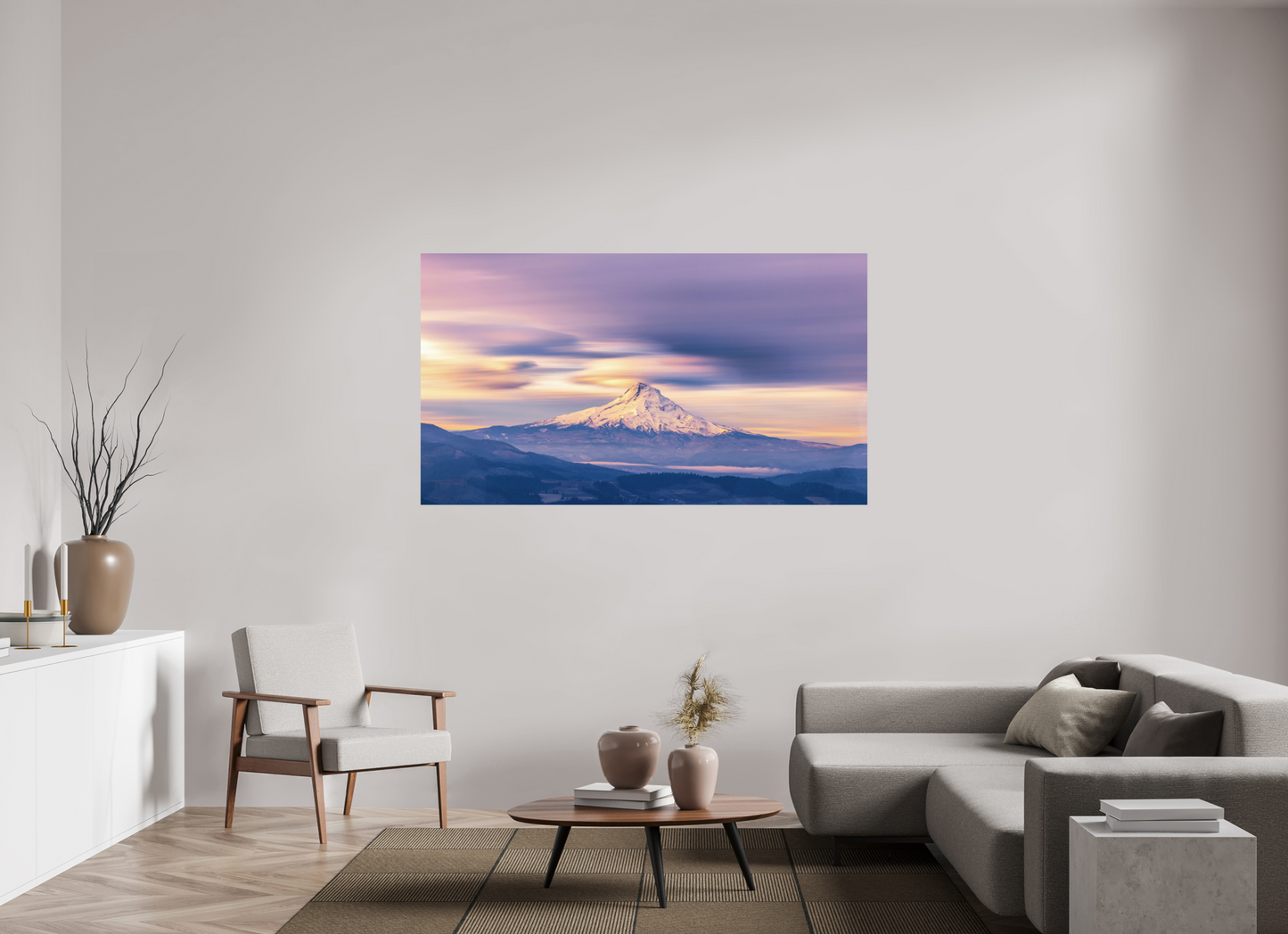 70 x 39.4″, ChromaLuxe HD Metal Print Where Time Flows