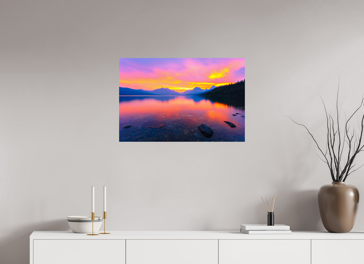 30 x 20″, ChromaLuxe HD Metal Print Love at first sight