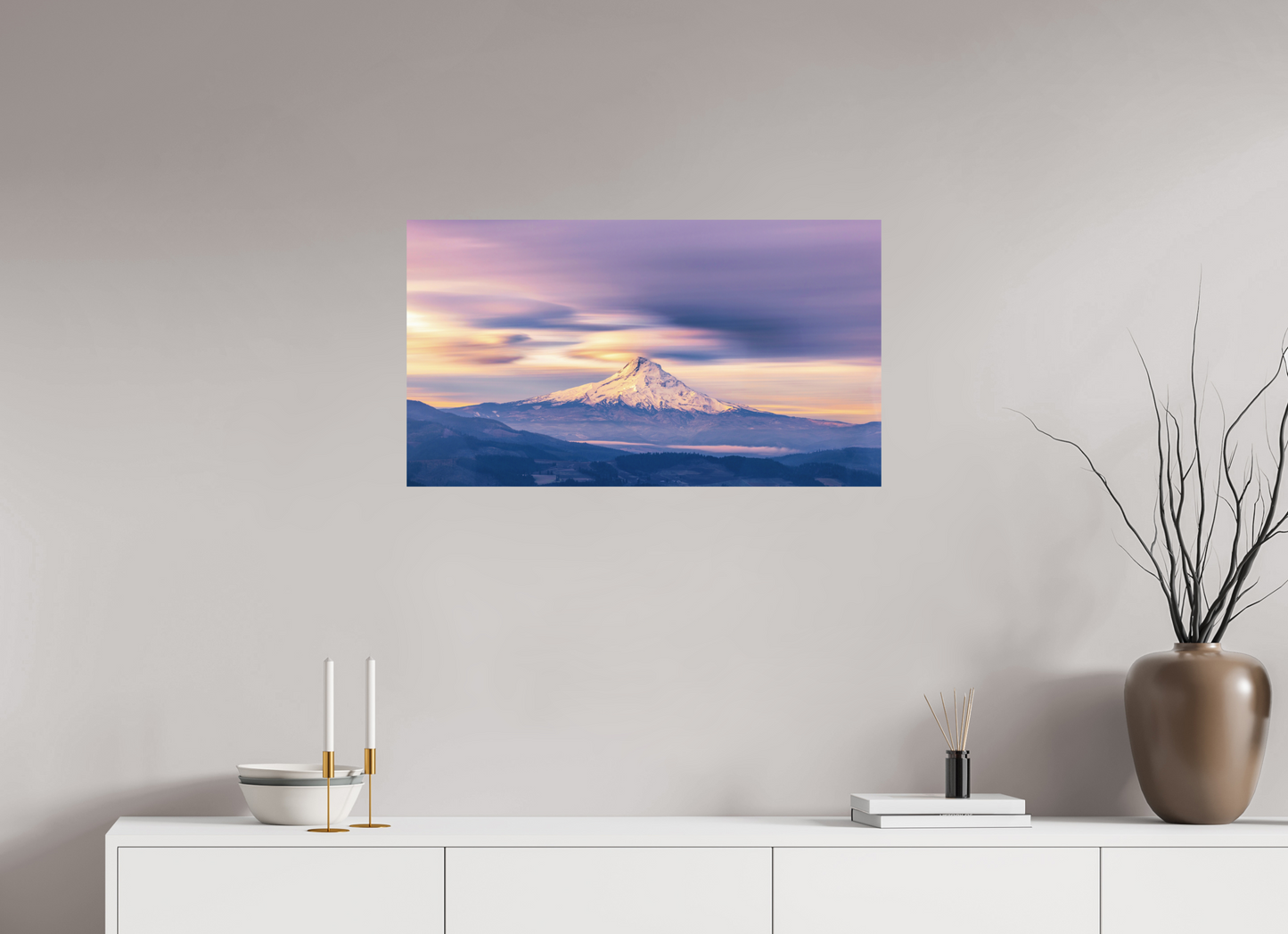 32 x 18″, ChromaLuxe HD Metal Print Where Time Flows