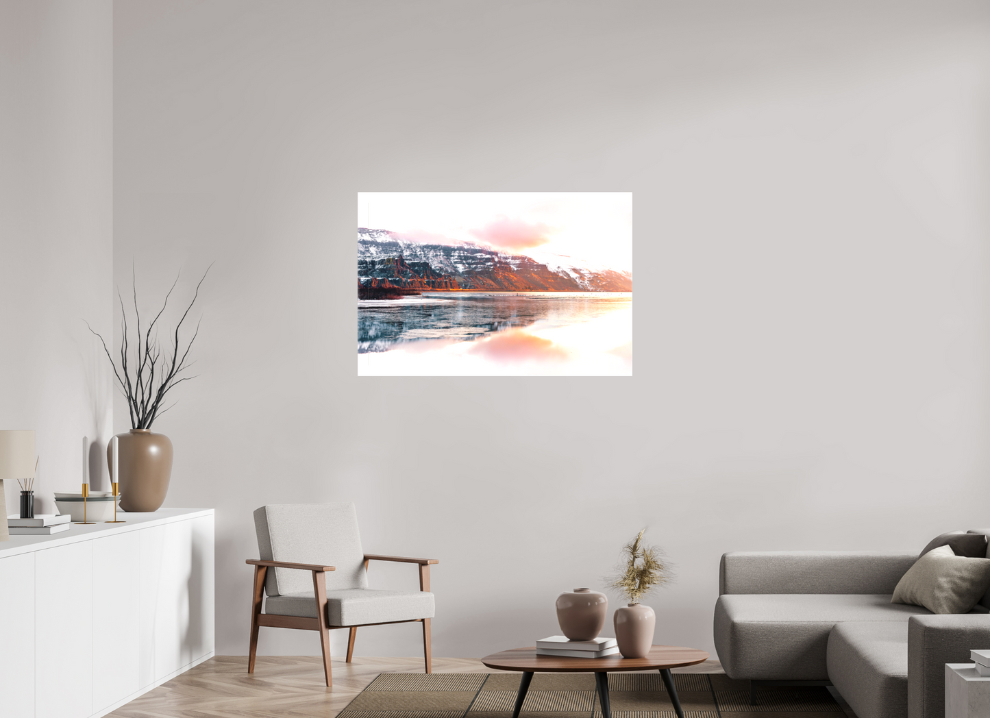 45 x 30″, Matte Canvas on Stretcher Frame Early Winter