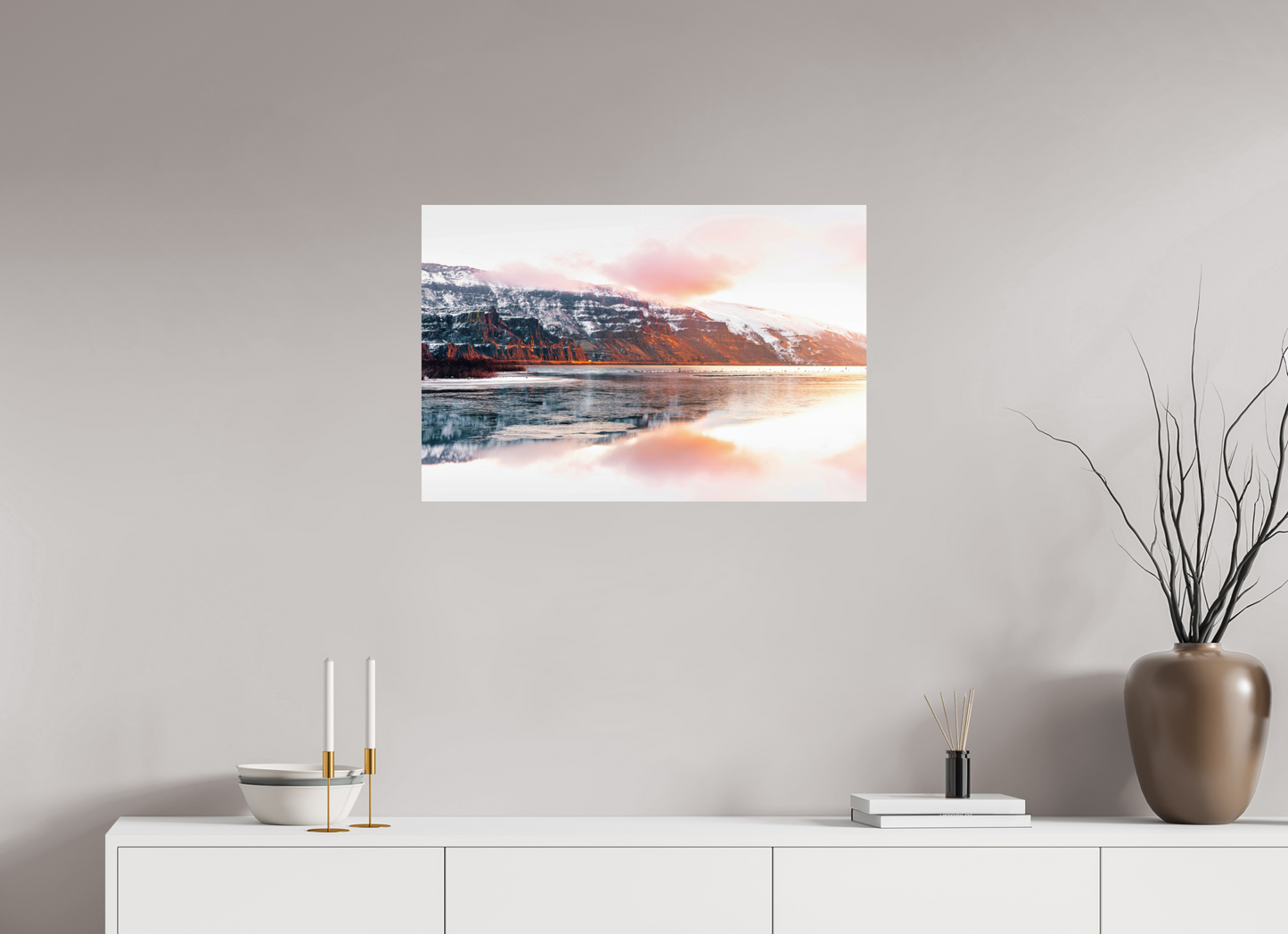 30 x 20″, ChromaLuxe HD Metal Print Early Winter