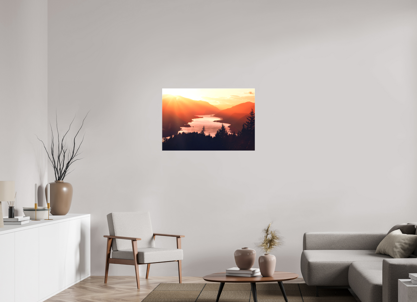 36 x 24″, Matte Canvas on Stretcher Frame Dreams of the Columbia River Gorge