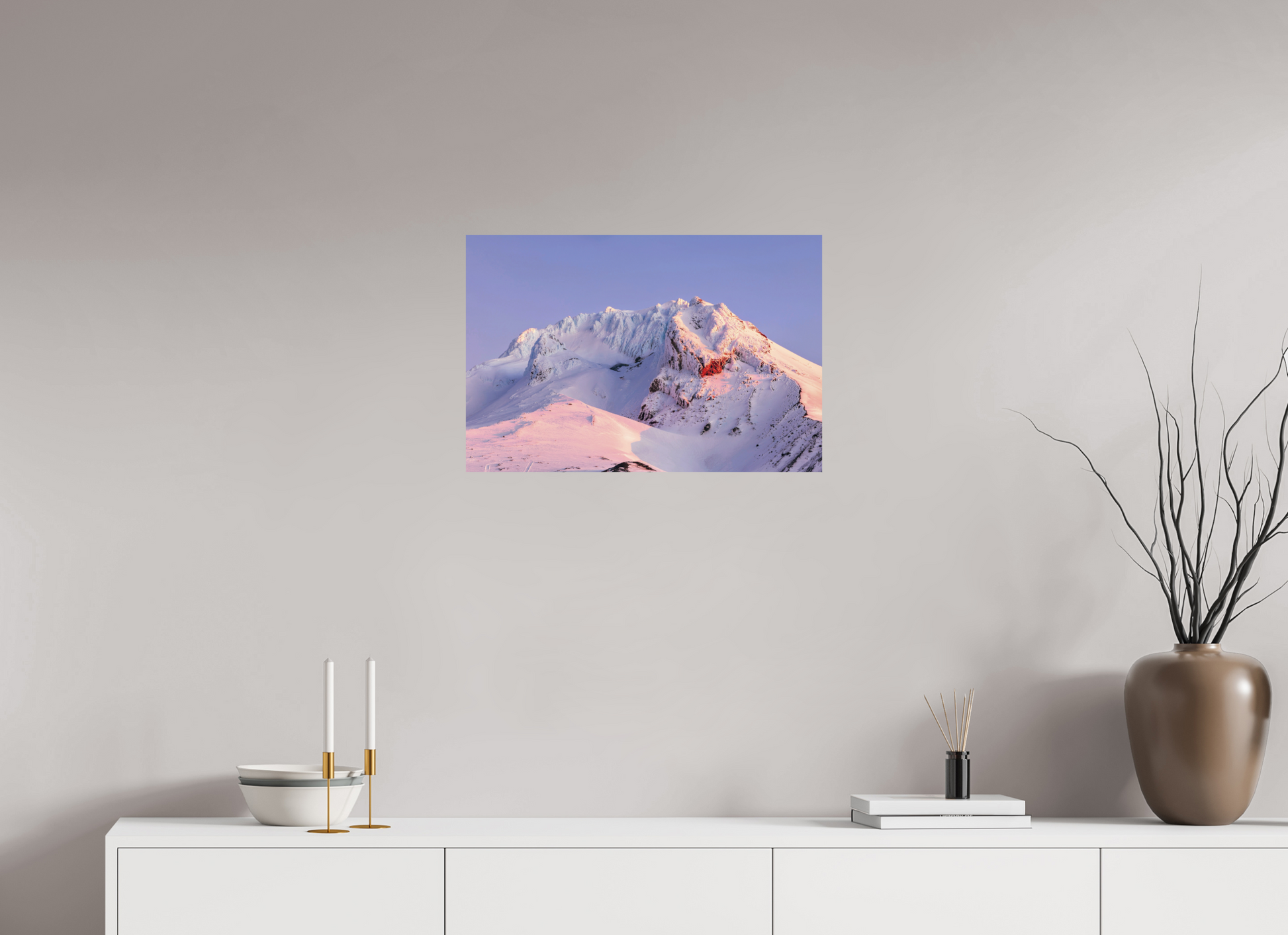 24 x 16″, ChromaLuxe HD Metal Print Mount Hood